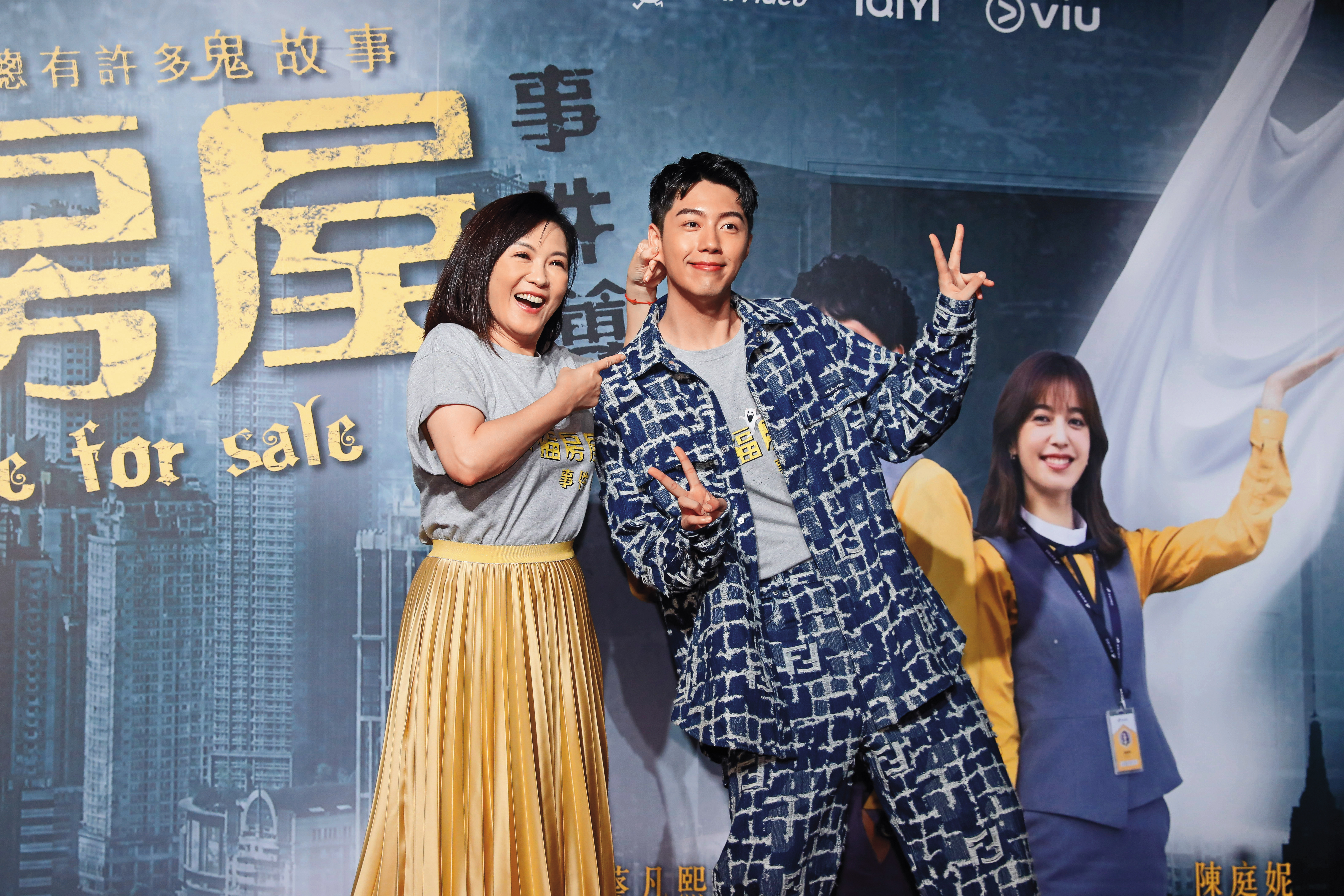 姚黛瑋(左起)和蔡凡熙、陳庭妮演出影集《幸福房屋事件簿》時在醫院遇上靈異現象。
