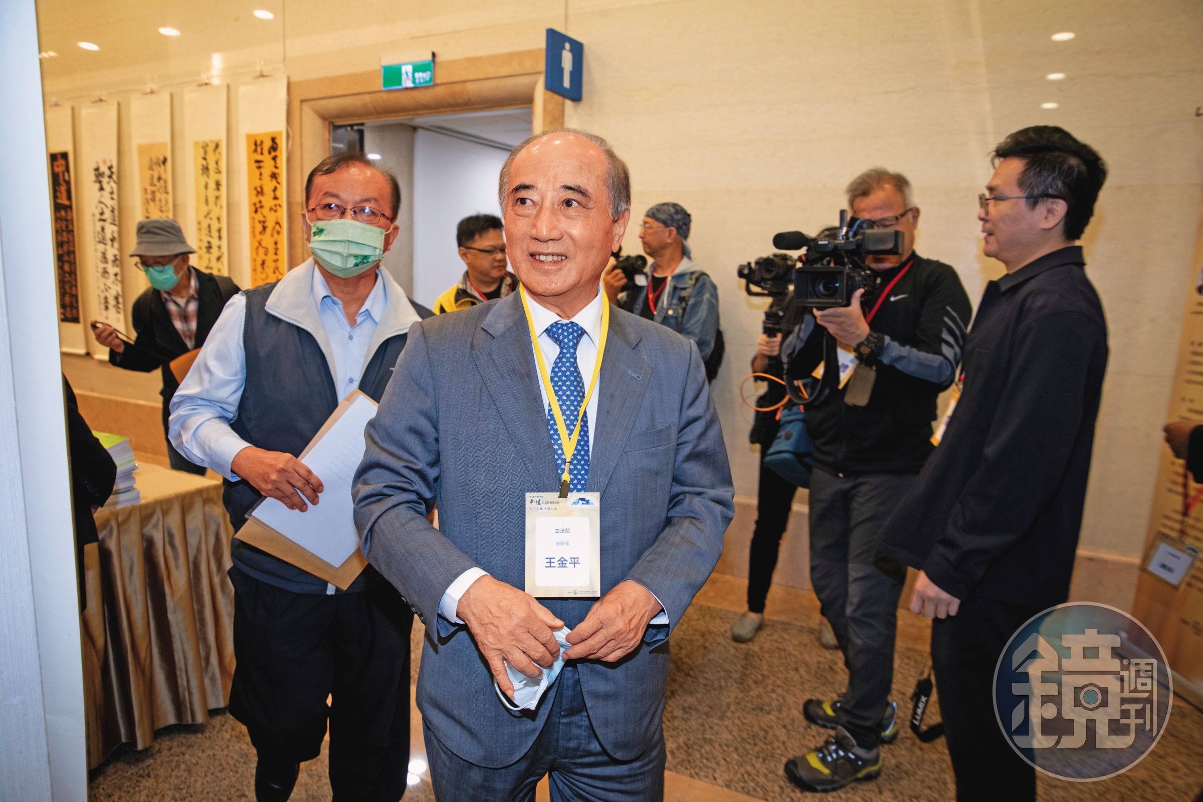 前立法院長王金平(圖)8日出席公開活動,表態支持台中市長盧秀燕選國民黨主席。