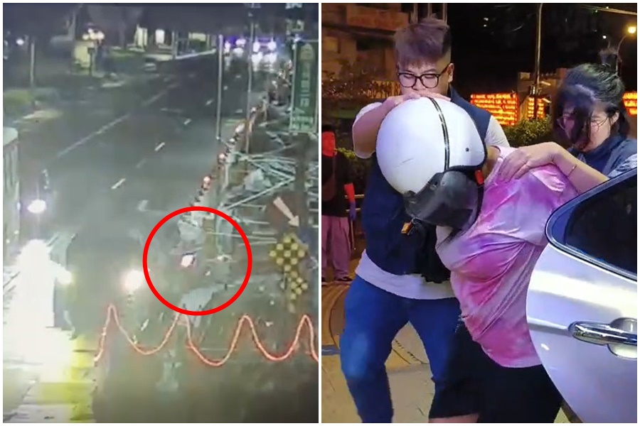 新北土城分局清水派出所劉姓所長，昨晚盤查遭駕駛拖行殉職，凶嫌在民宅落網。（翻攝畫面）