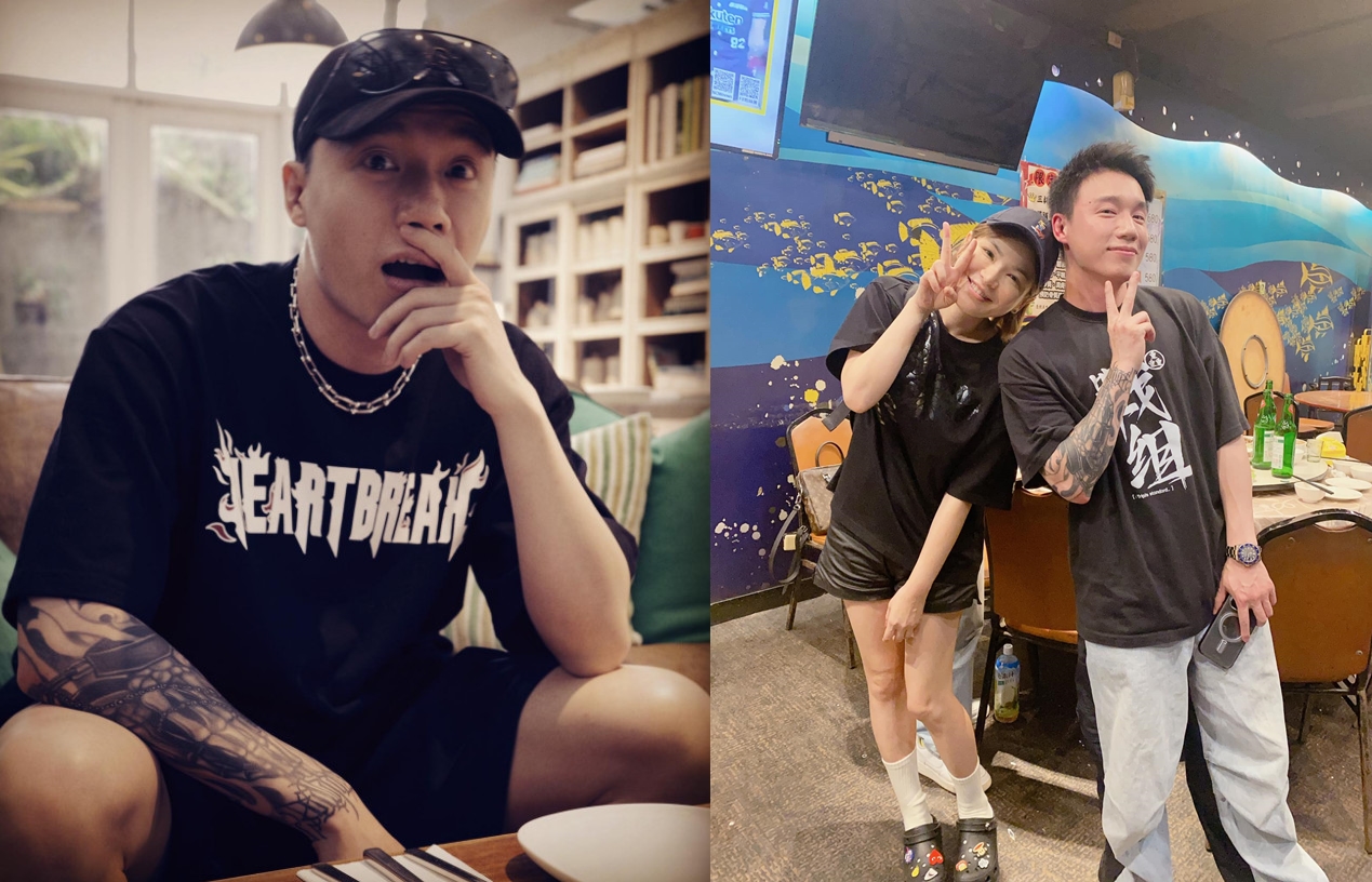網紅Toyz透露和陳沂通話時,聽得出來對方很恐懼,建議她先離開台灣。(翻攝陳沂、Toyz臉書粉專)