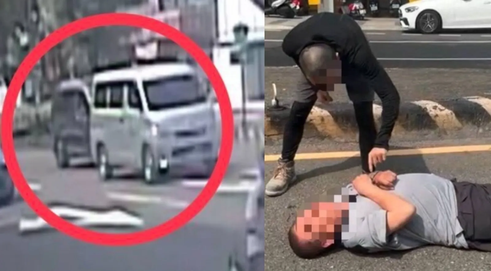老闆行車糾紛亮刀遭打趴不治,連鎖燒烤總店關門。(翻攝畫面)