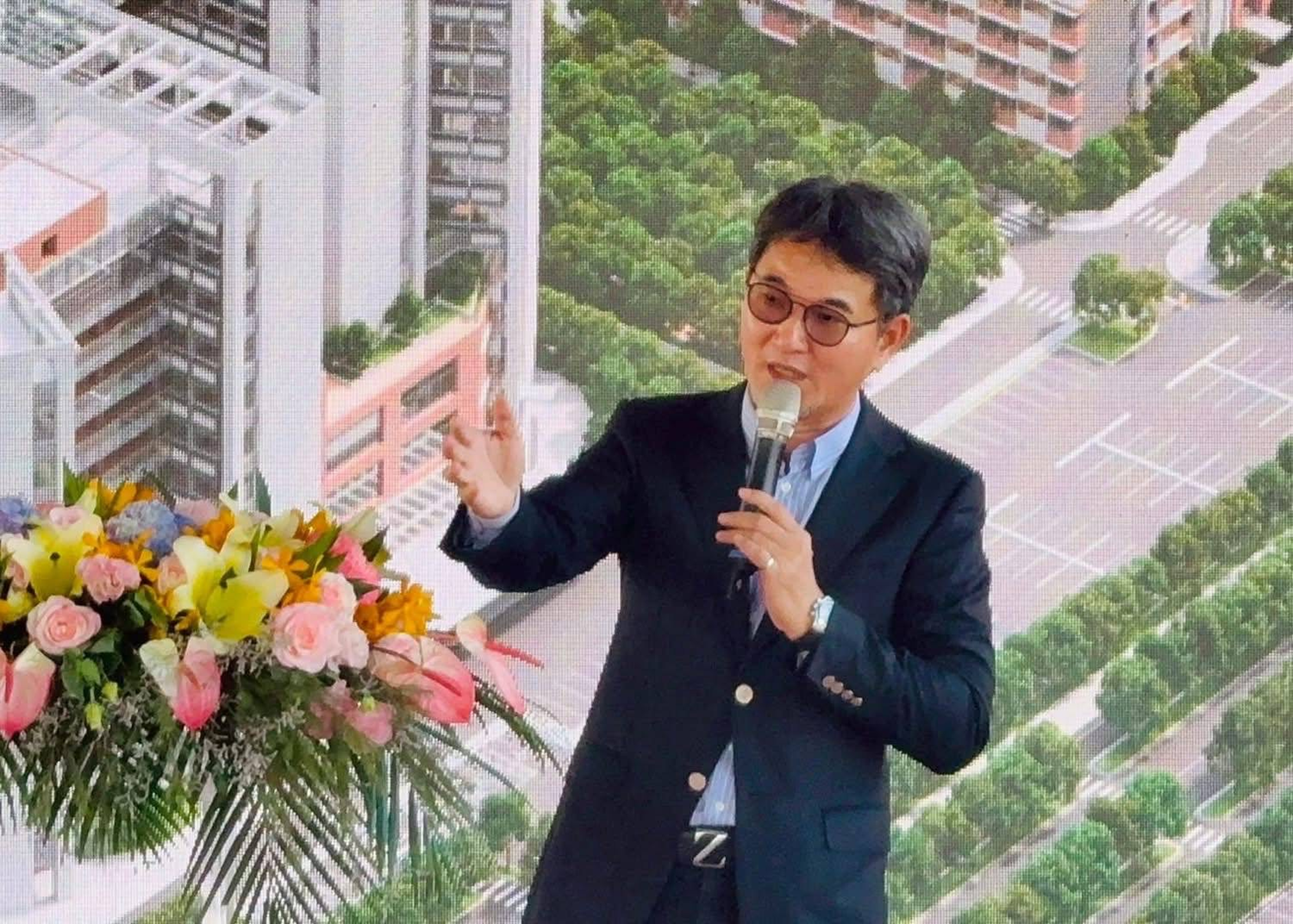 劉建國指出，未來兩大建設完工後，將成為中部醫療照護雙核心燈塔。（劉建國辦公室提供）