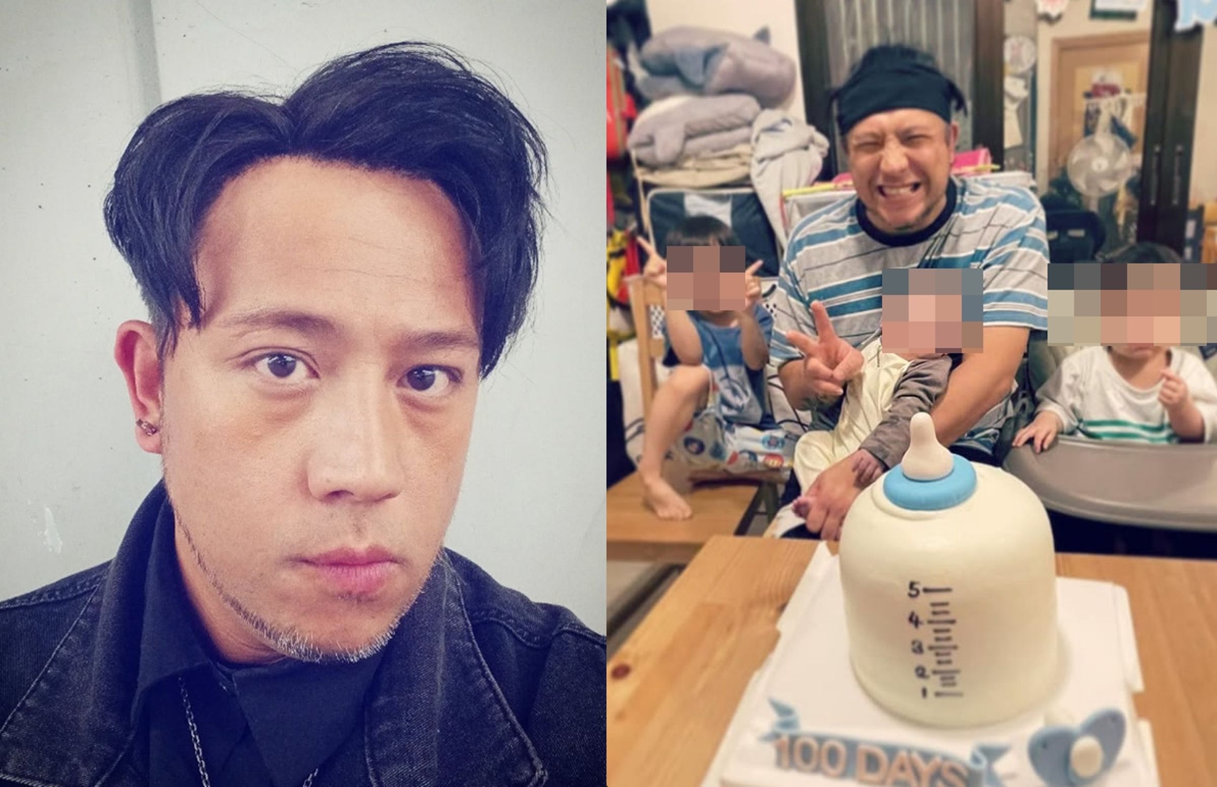 香港男星張致恆婚後不避孕,導致妻子連生4子,家中經濟出現困難。(翻攝IG@stevencheung)