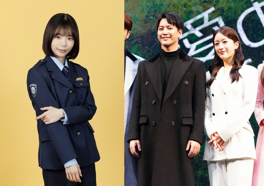 三山凌輝、花乃瑪麗亞因合作日版《愛的迫降》音樂劇爆出雙重不倫疑雲，外界同情三山凌輝的星二代老婆趣里。（翻攝網路）
