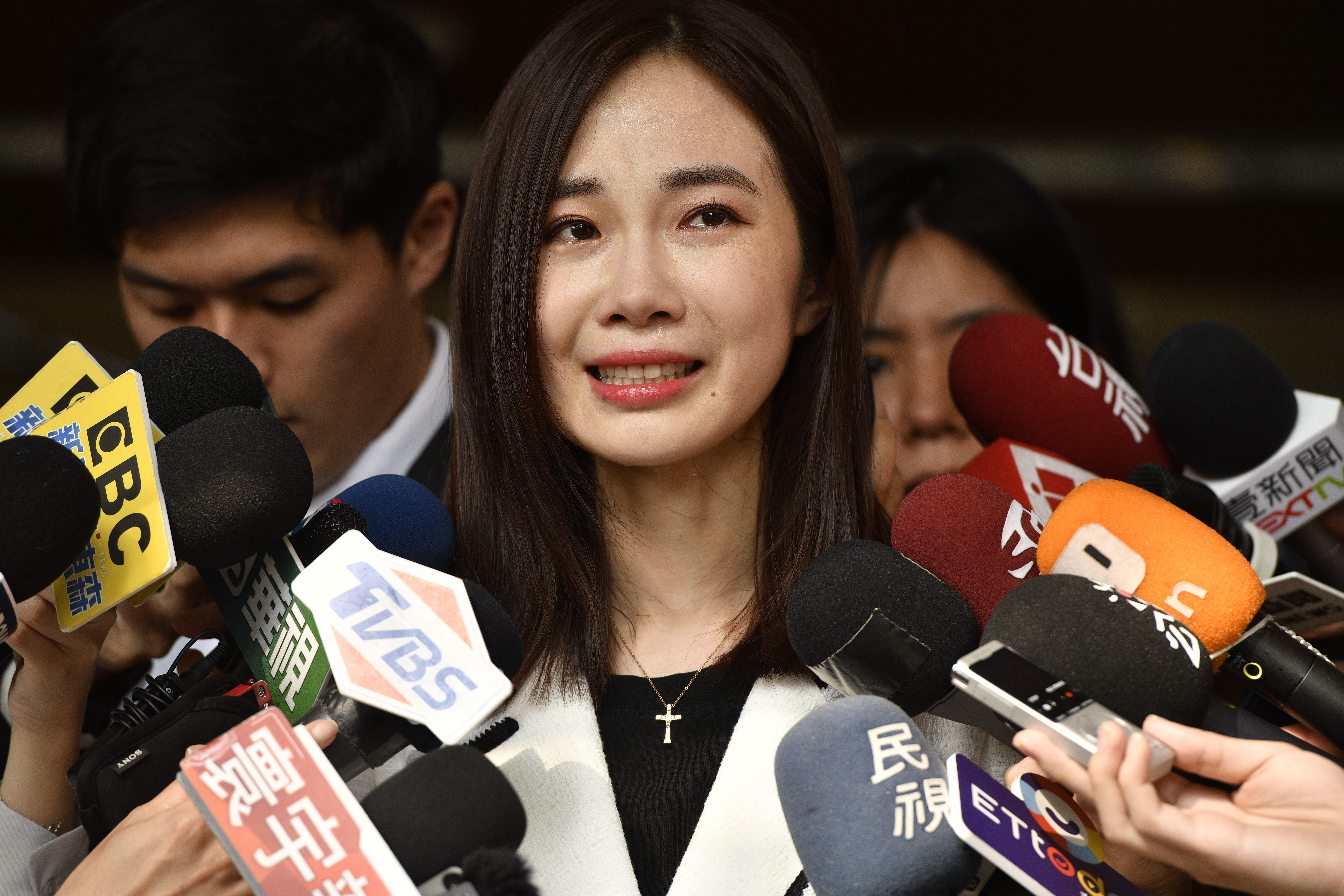 楊寶楨（圖）請辭民眾黨團副主任、發言人職位，引發外界好奇是否黨內有內鬥，她對此出面說明。