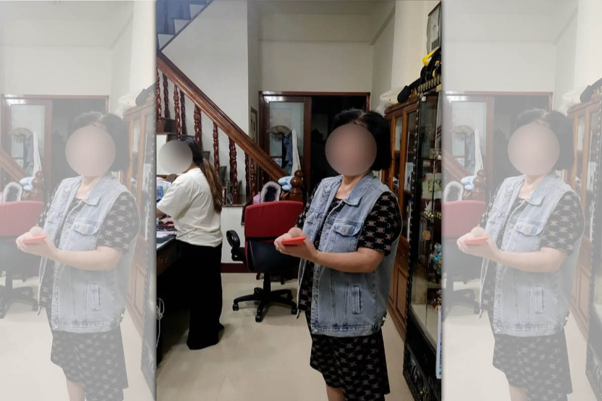 高雄謝姓婦人在家信箱發現紅包，擔心有詐報警。（翻攝畫面）