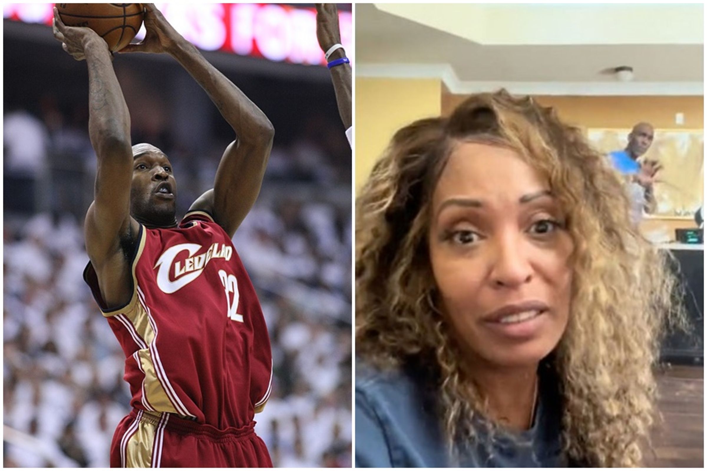 前NBA球星史密斯（Joe Smith）的老婆琪莎（Kisha Chavis）爆婚後竟重操舊業。（翻攝自維基百科、X（推特））