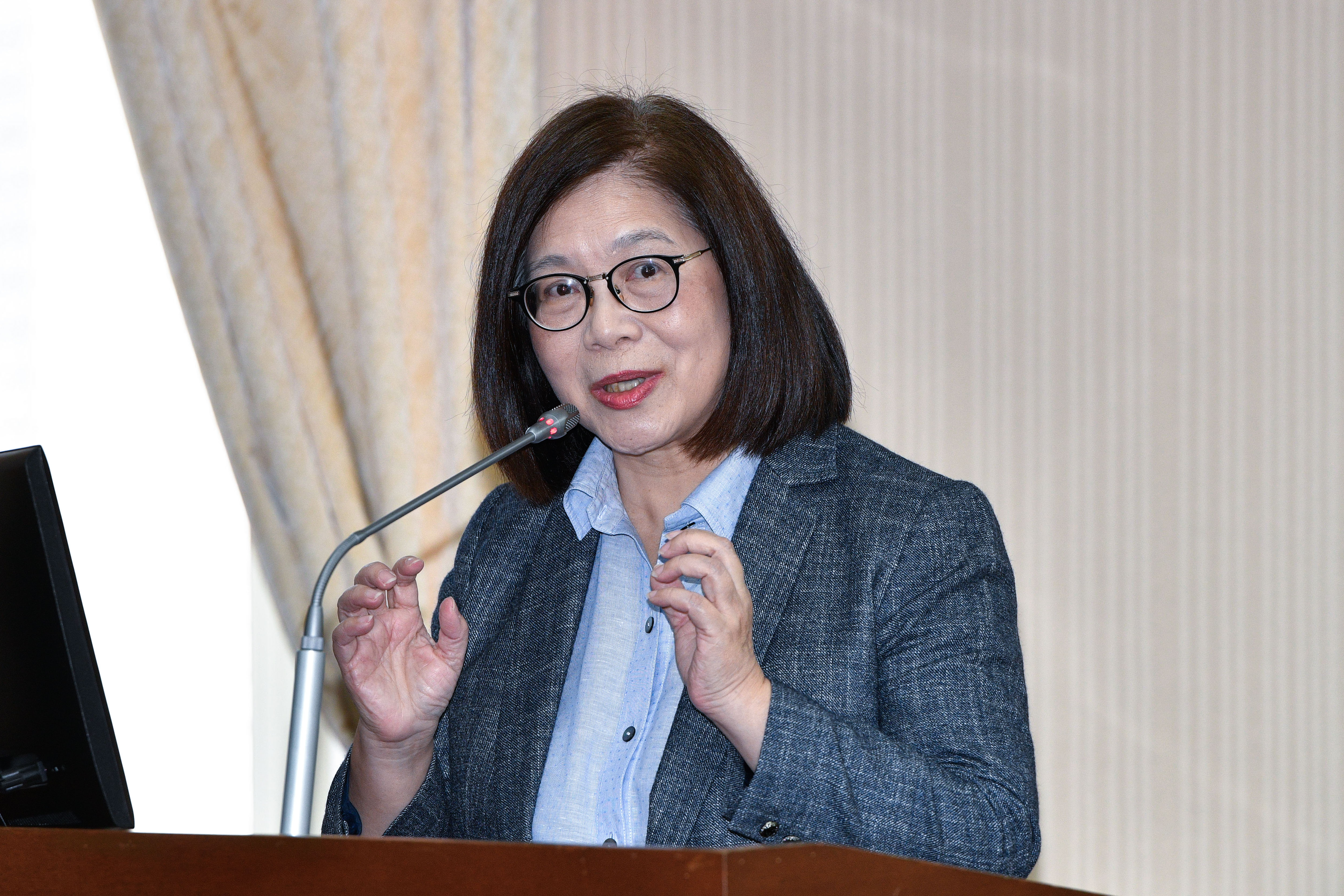 針對中國偷渡事件頻傳引發質疑，管碧玲表示海巡並非什麼都沒做，指出她已提出相關政策，盼獲得政院支持。（本刊資料照）