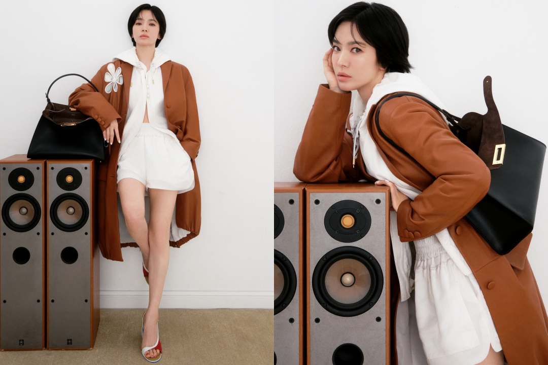 宋慧喬以俐落造型詮釋FENDI最新包款FENDI Way。（FENDI提供）