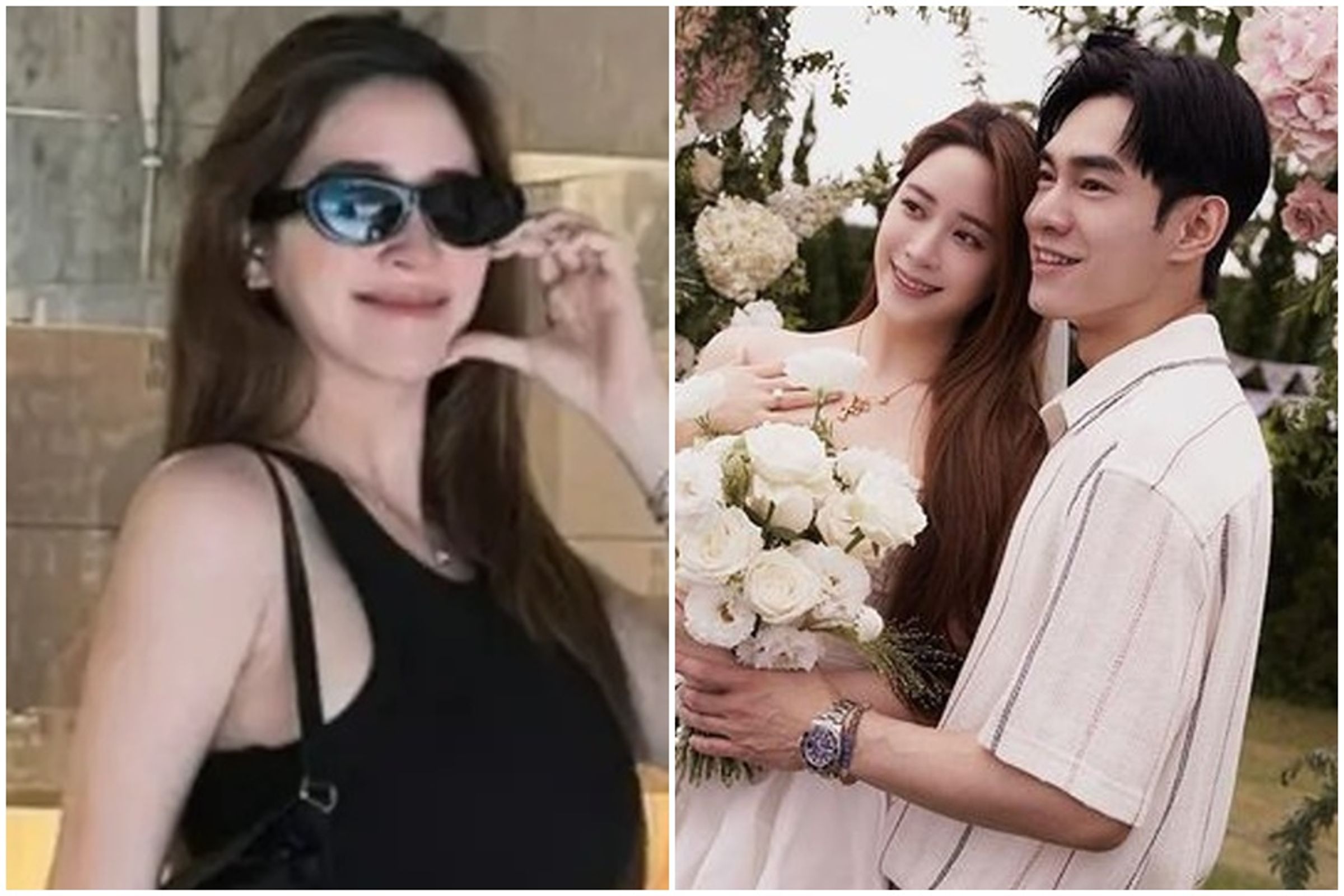 星二代歐陽妮妮點頭嫁大自己7歲的張書豪,傳出是帶球嫁。(翻攝自歐陽妮妮IG)