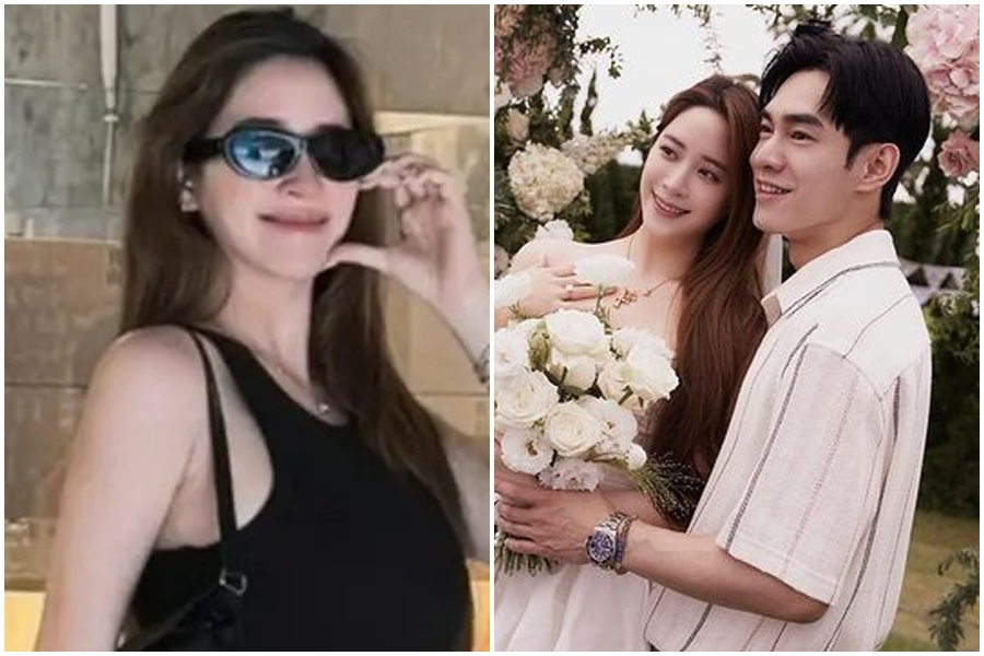 星二代歐陽妮妮點頭嫁大自己7歲的張書豪，傳出是帶球嫁。（翻攝自歐陽妮妮IG）