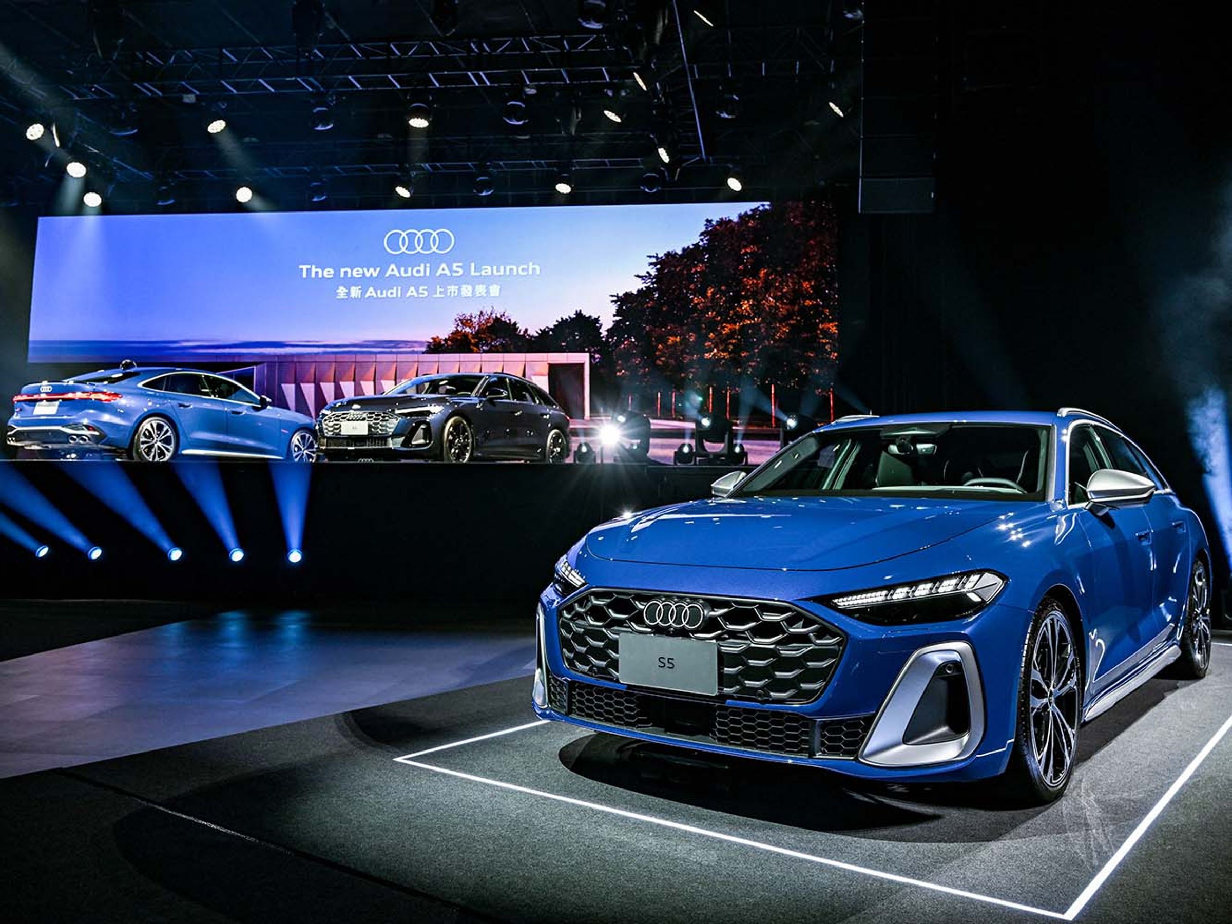 AUDI全新世代的A5在房車與旅行車版本的建議售價上沒有差距，皆為217萬起。