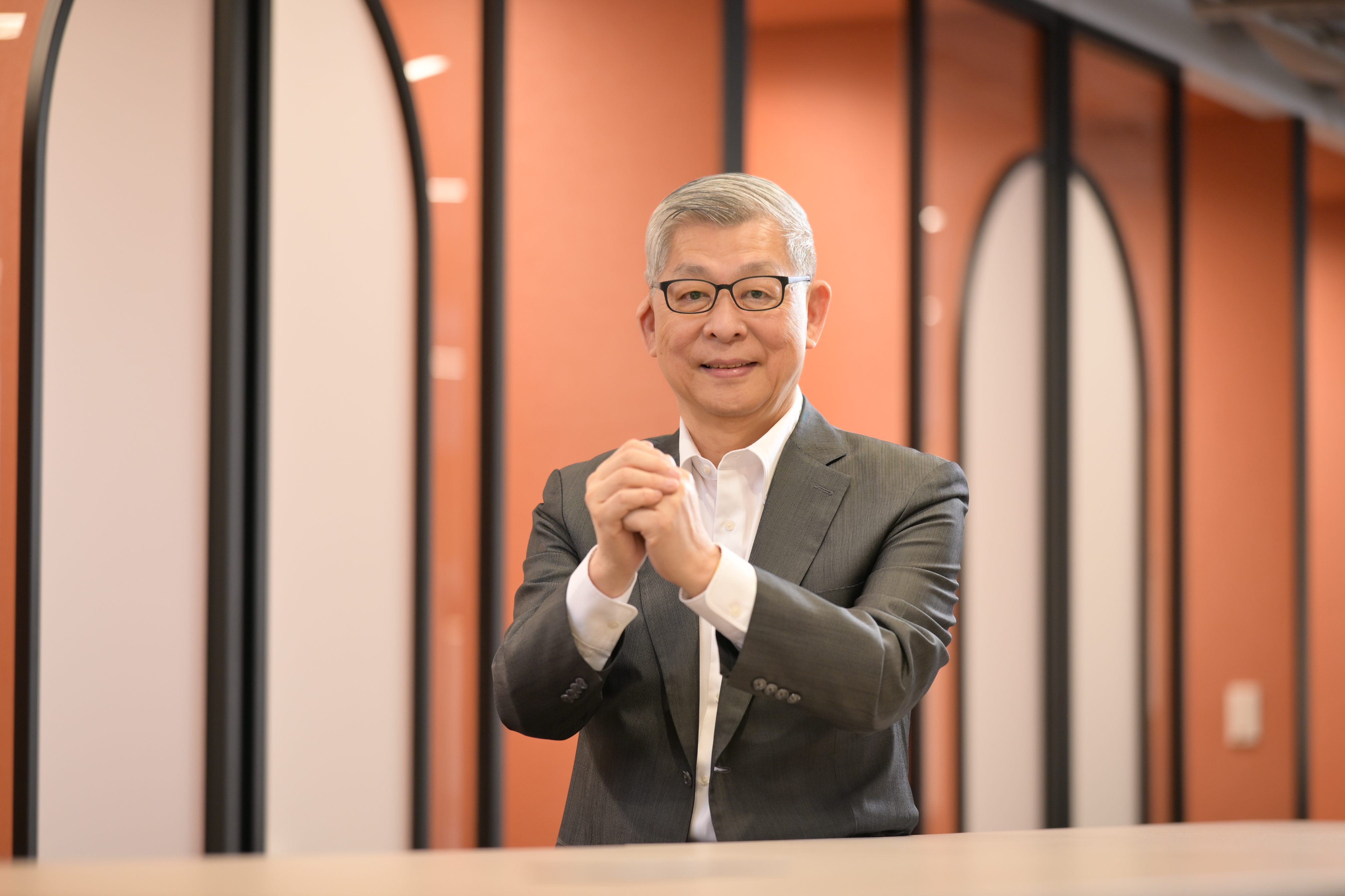  展望今年，蔡宏圖看好科技業發展潛力。（國泰金提供）