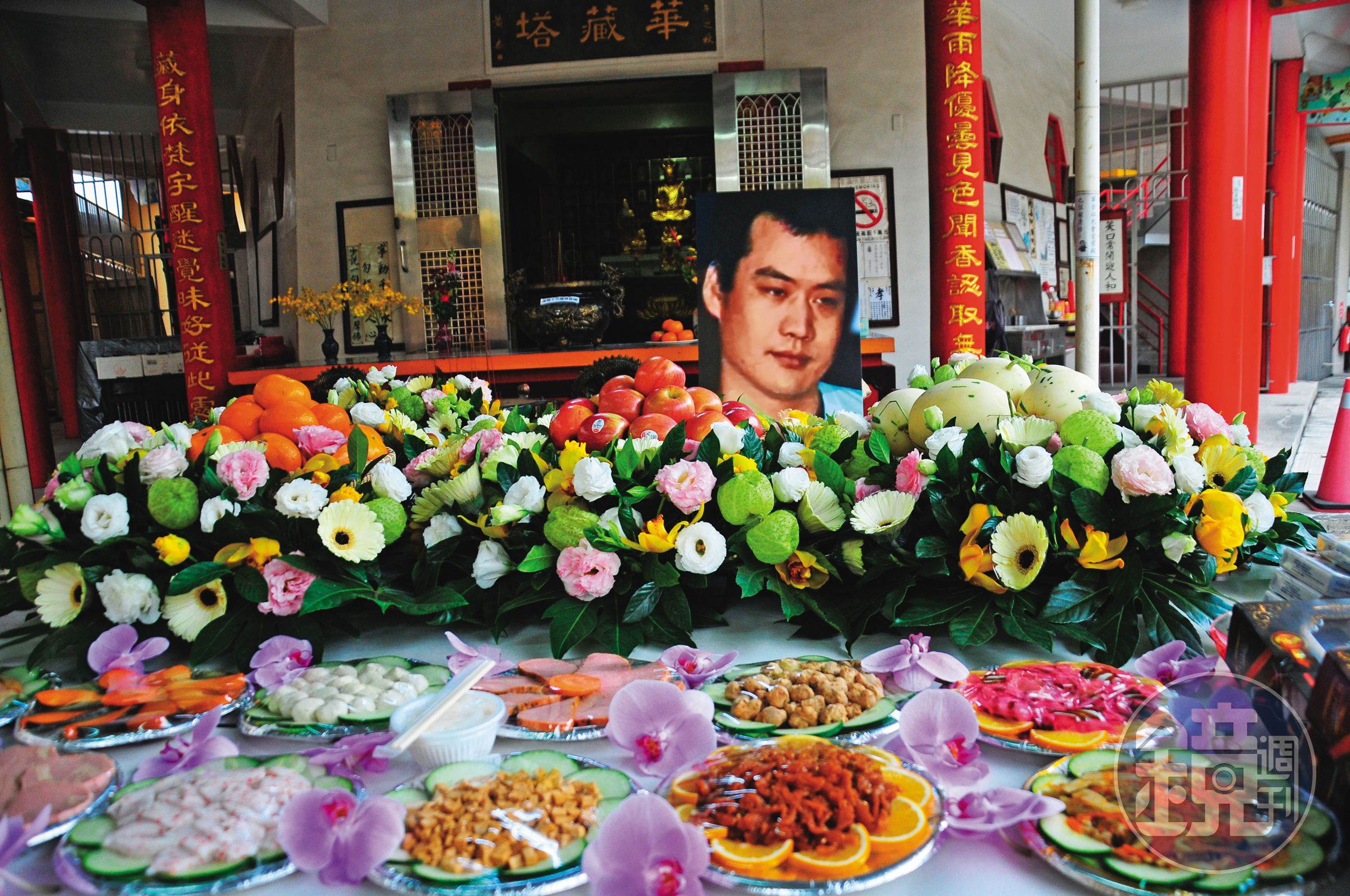 劉煥榮槍殺多名黑道大哥,遭槍決伏法,旗下小弟在他忌日舉辦追思會。(讀者提供)