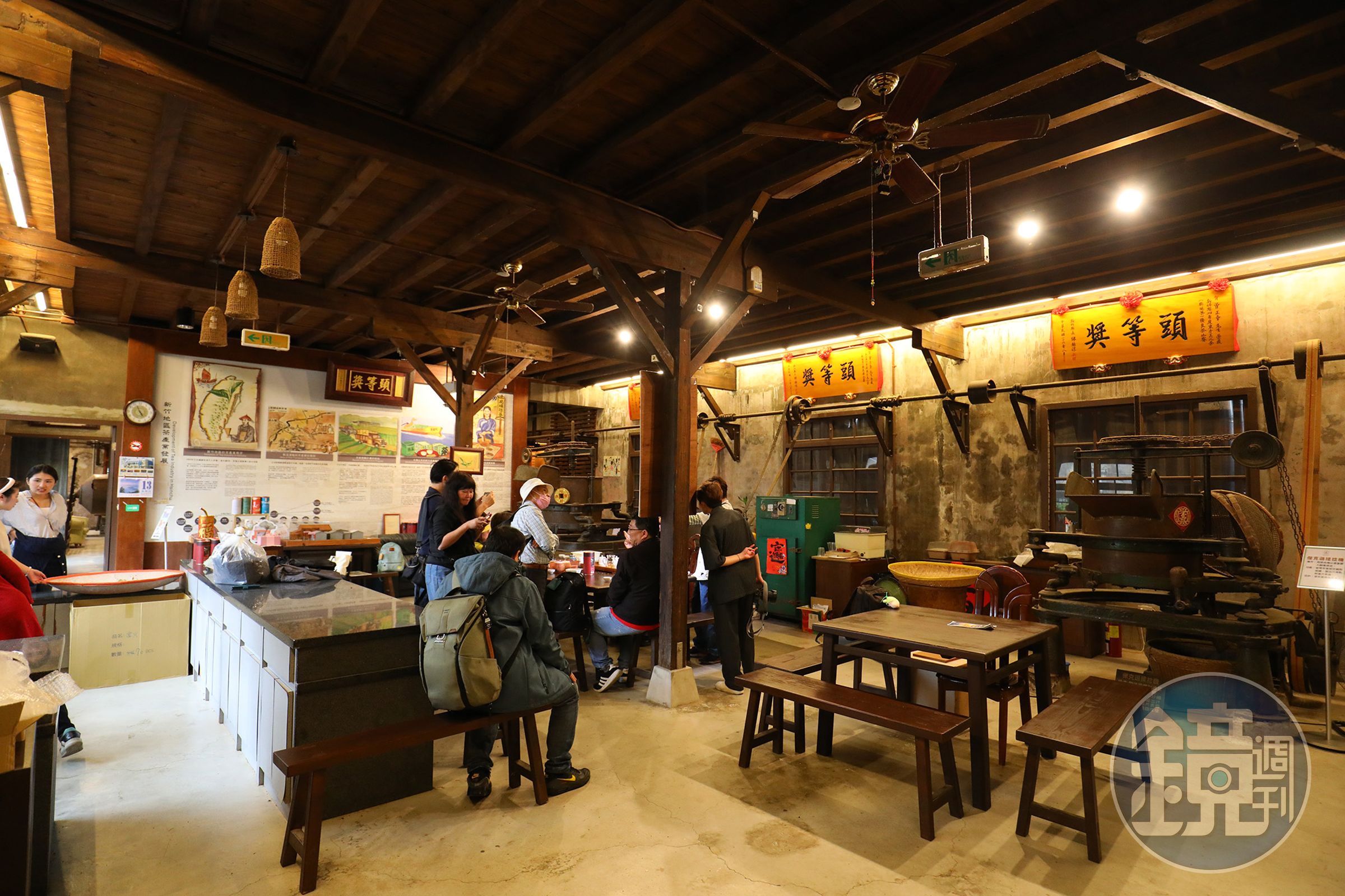 保有古色古香空間格局的「富興茶業文化館」,見證台灣茶業的歷史興衰。