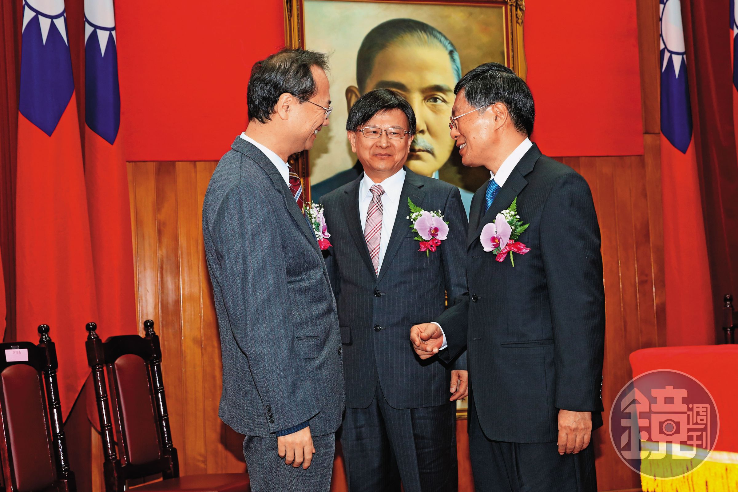 公懲會前委員長石木欽(中)與懲戒法院前院長李伯道都是由司法院長許宗力(左)向總統推薦任用,卻接連爆出大醜聞。