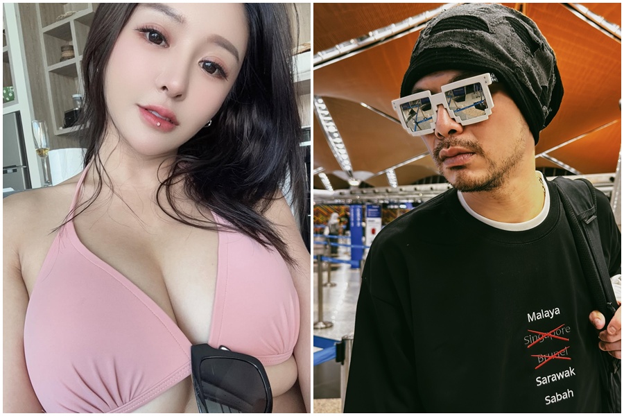 黃明志捲入台灣網紅謝侑芯猝死案，明日有望獲釋。（翻攝自謝侑芯IG、黄明志臉書）