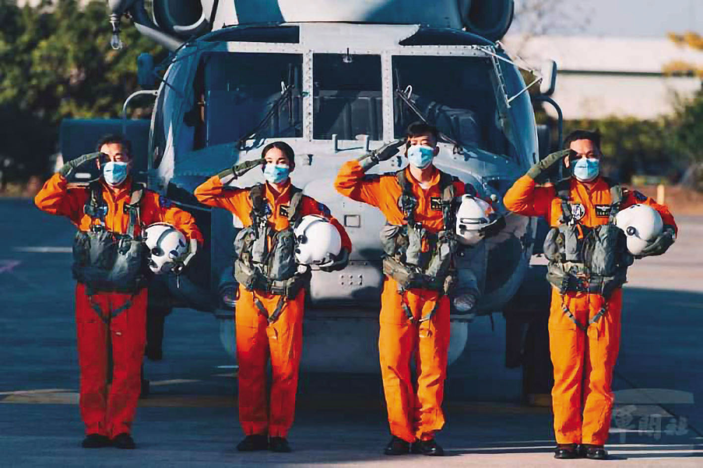 海軍反潛航空指揮部今年3月升格，以S-70C反潛直升機為主力。（翻攝青年日報臉書）