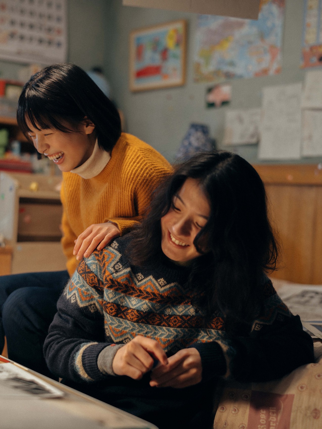 《驀然回首》由出口夏希飾演藤野、蒔田彩珠飾演京本，兩人因為對漫畫的熱愛相遇。（車庫娛樂提供）