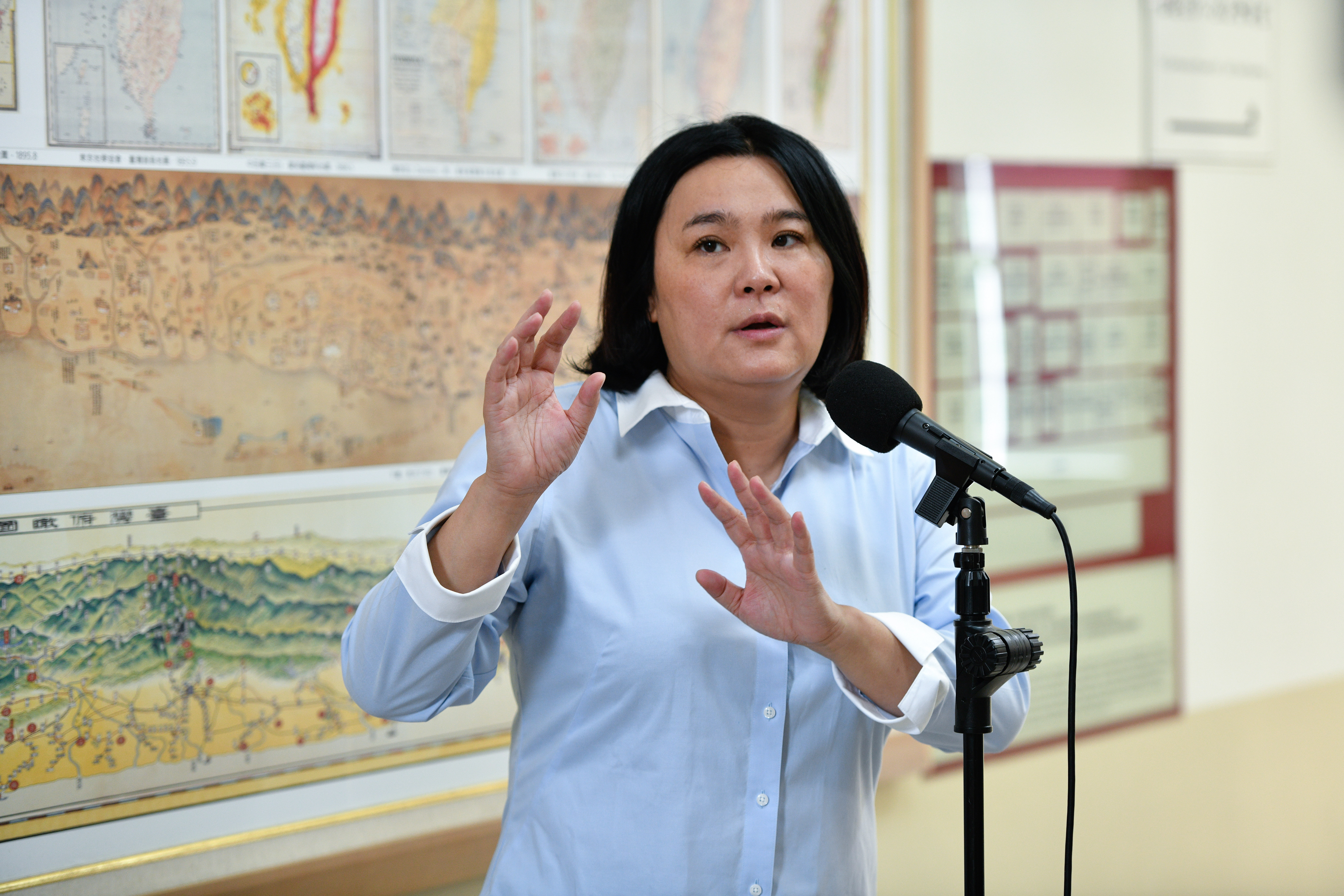 陳玉珍日前稱金門二膽島可做為存放核廢的評估選項，她受訪表示言論遭到媒體斷章取義，強調核廢選址議題，最終決策須以金門民意為依歸。（本刊資料照）