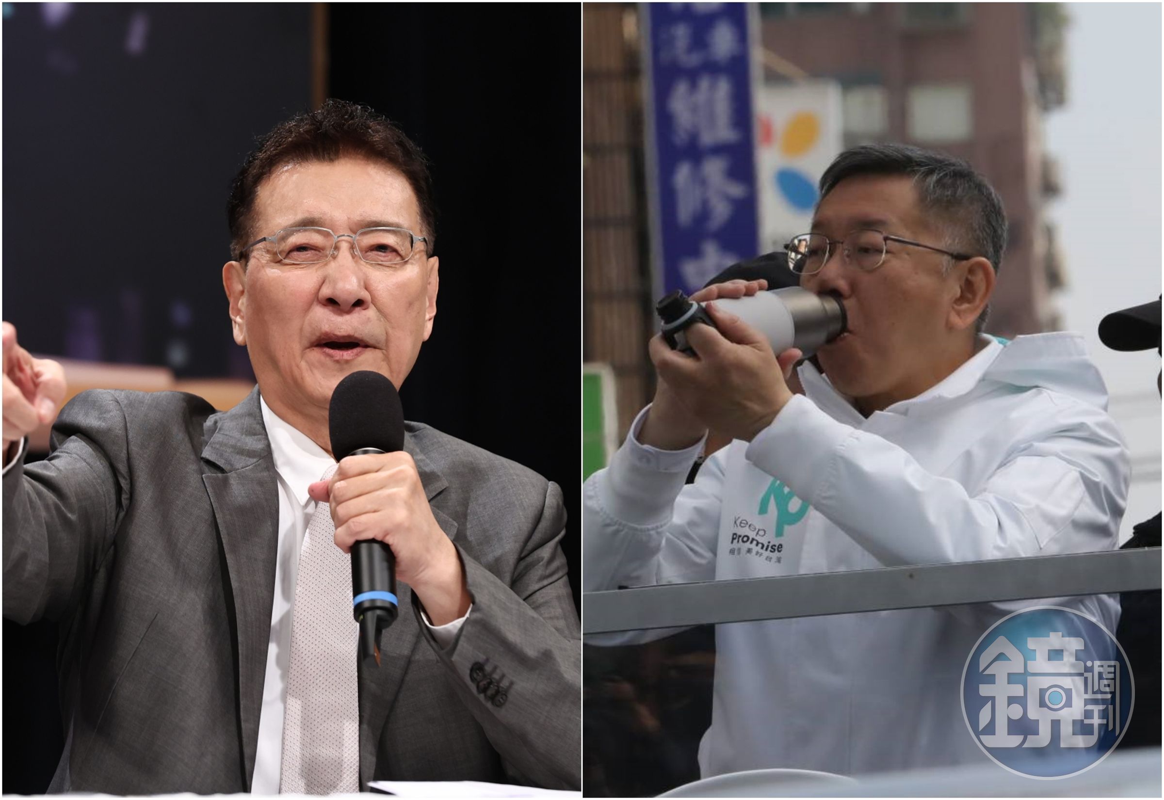 趙少康嘆柯文哲選舉選到抓狂、語無倫次,柯則反問侯趙為什麼中共要對他們這麼好。(本刊資料照)