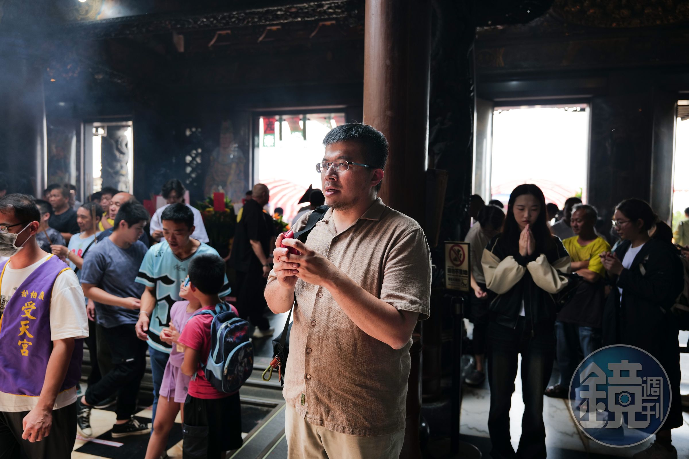 溫宗翰17年前開始在中彰投地區研究乩文化,對於受天宮的「坐禁」文化了解透徹。