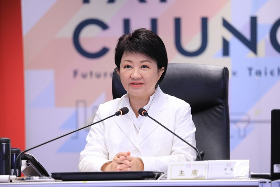 盧秀燕表示台中出現首例麻疹個案，提醒民眾注意相關傳染疾病預防。（台中市政府提供）