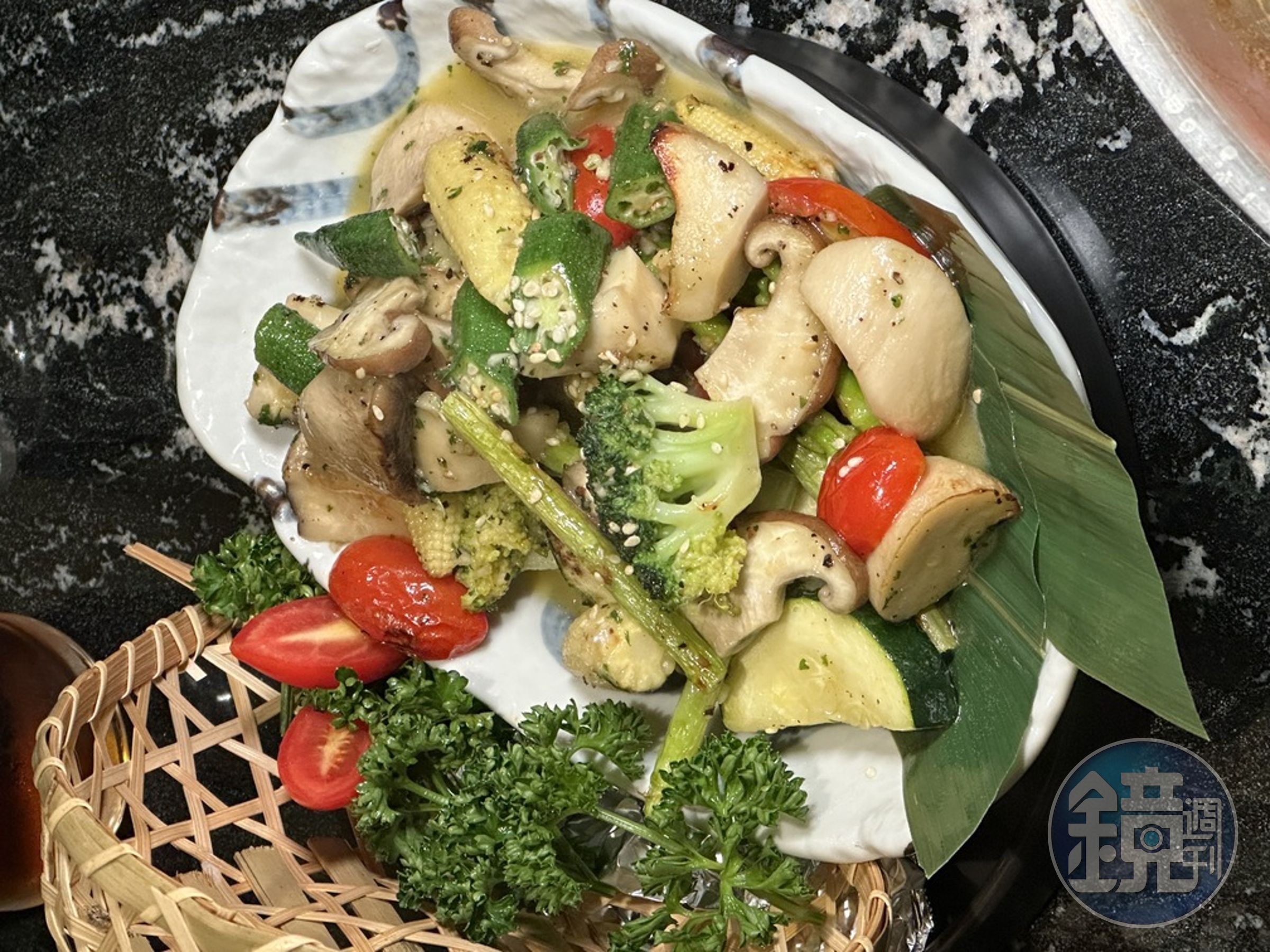 「普羅旺斯烤時蔬」蔬食愛好者必點。(360元/份)