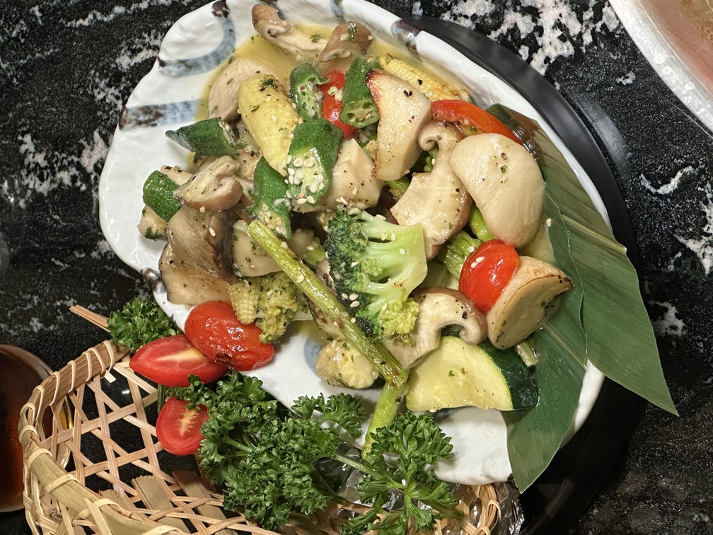 「普羅旺斯烤時蔬」蔬食愛好者必點。（360元／份）