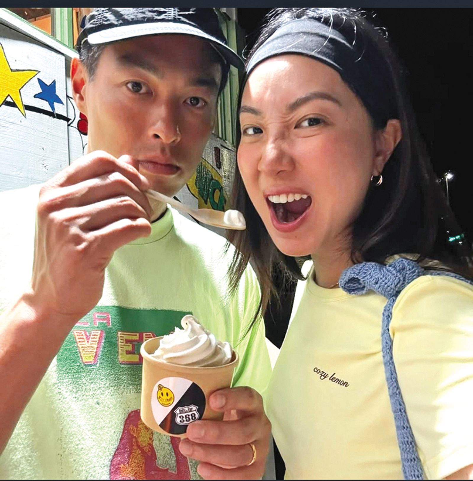 楊祐寧和老婆Melinda的第三胎預計下半年報到。(翻攝自楊祐寧IG)