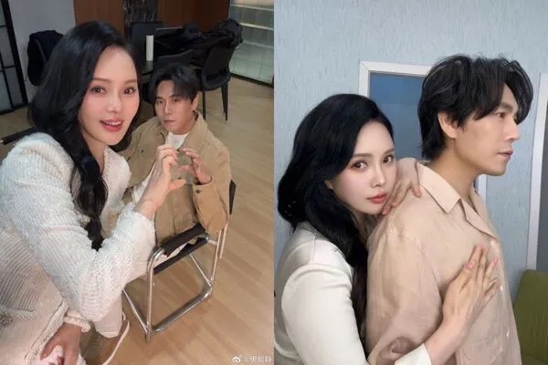 伊能靜與秦昊享受親子時光。(翻攝自伊能靜微博)