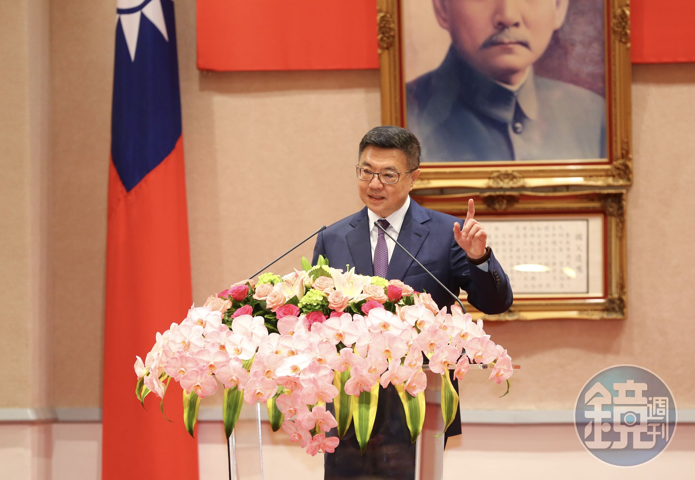 卓榮泰致詞時提及,「追求非核家園永遠不可放棄」。