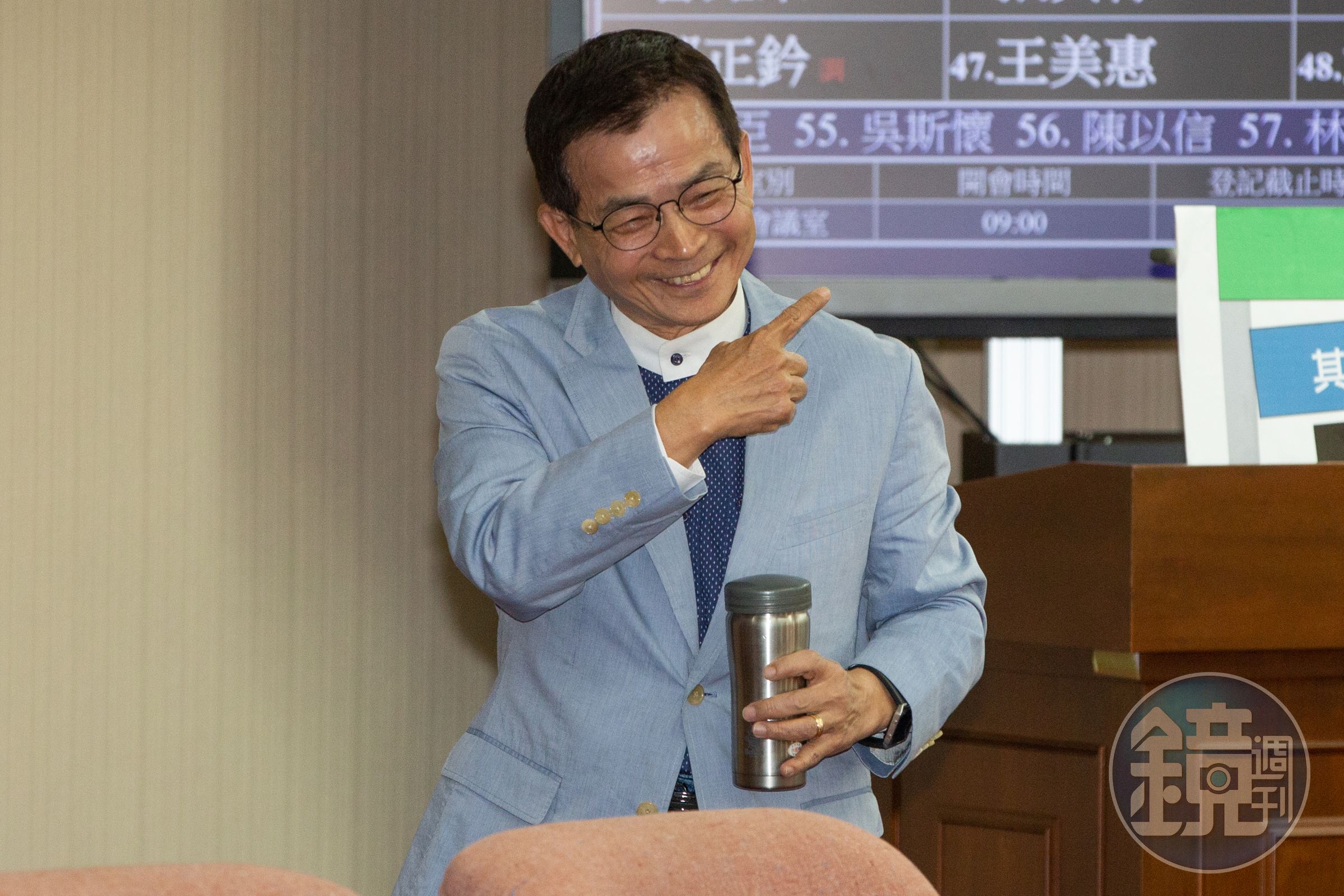 國民黨立委賴士葆聲援國民黨青年軍,「即便犯了錯,最多也就偽造文書啊,你有看過過去偽造文書這麼嚴重嗎?」(本刊資料照)