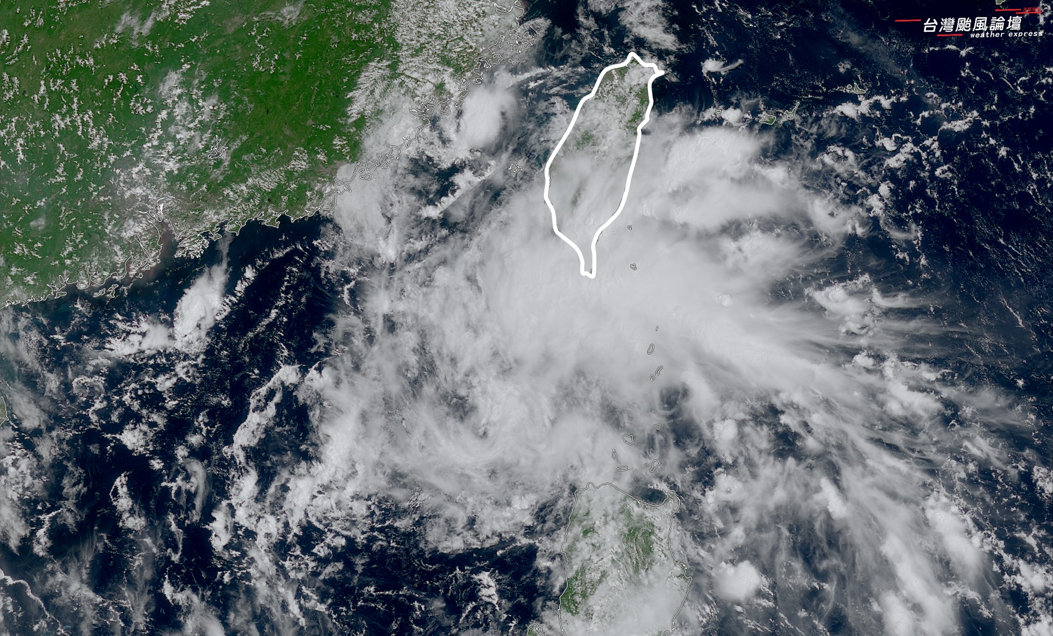 93W這2天有機會增強為熱帶性低氣壓。（翻攝自臉書@台灣颱風論壇｜天氣特急）