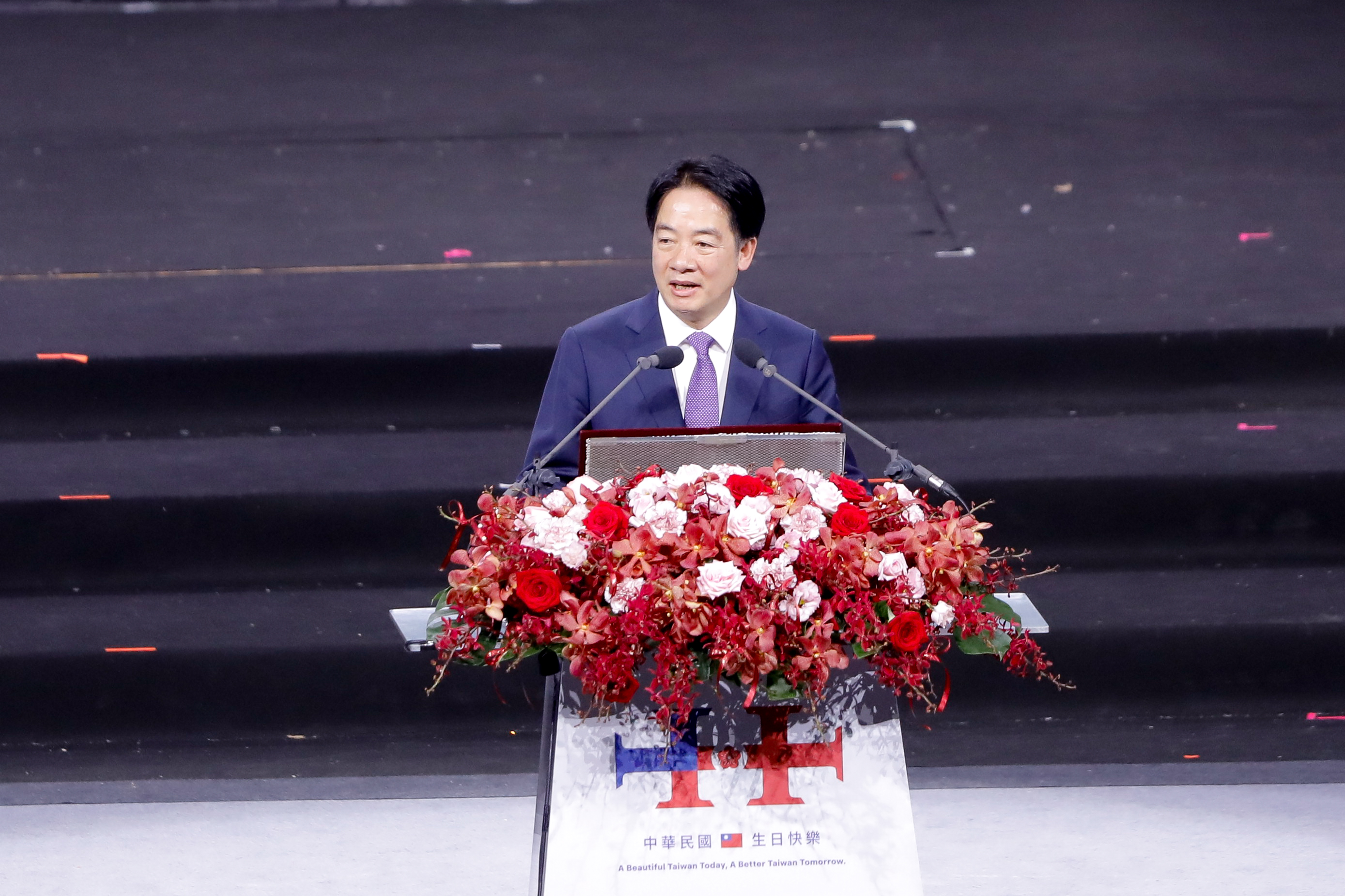 總統賴清德在國慶晚會致詞提及,請銘記中華民國是主權獨立國家。