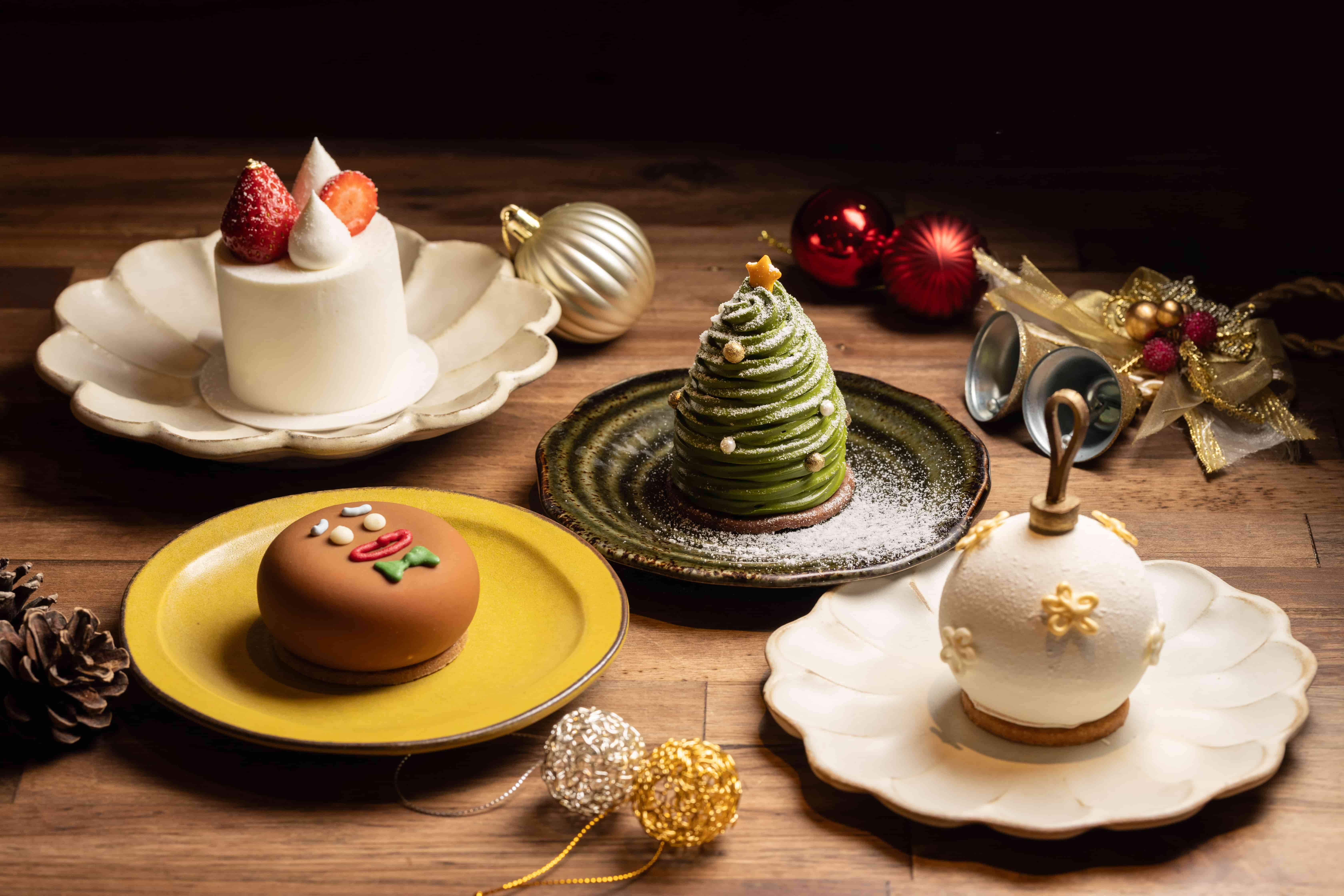 「木白咖啡甜點店」推出的期間限定耶誕、冬季甜點光用看的就能感受到療癒。