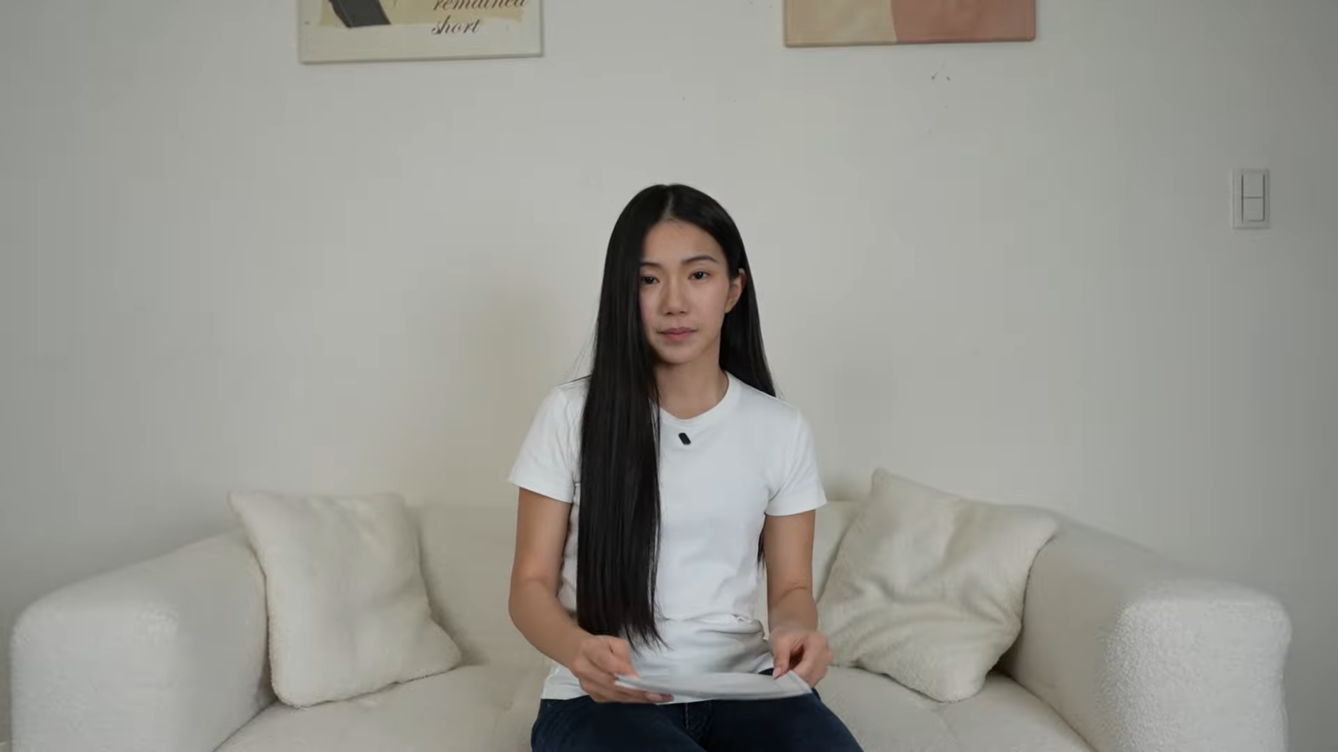 家寧深夜突然釋出道歉影片，說明自己的狀況，再度引起網路熱議。（翻攝自秘月期POPOO YT頻道）