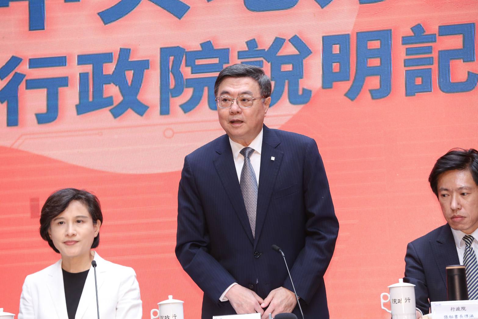 卓榮泰表示，希望可以將普發現金的錢用在對國家更有意義的用途上。（資料照，鏡報李鍾泉）