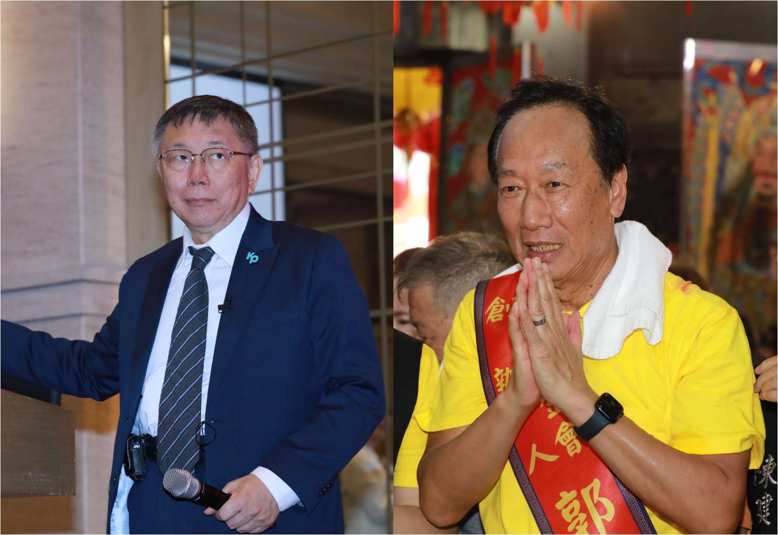 郭台銘證實有和柯文哲會面，2人有很多共識。（本刊資料照）