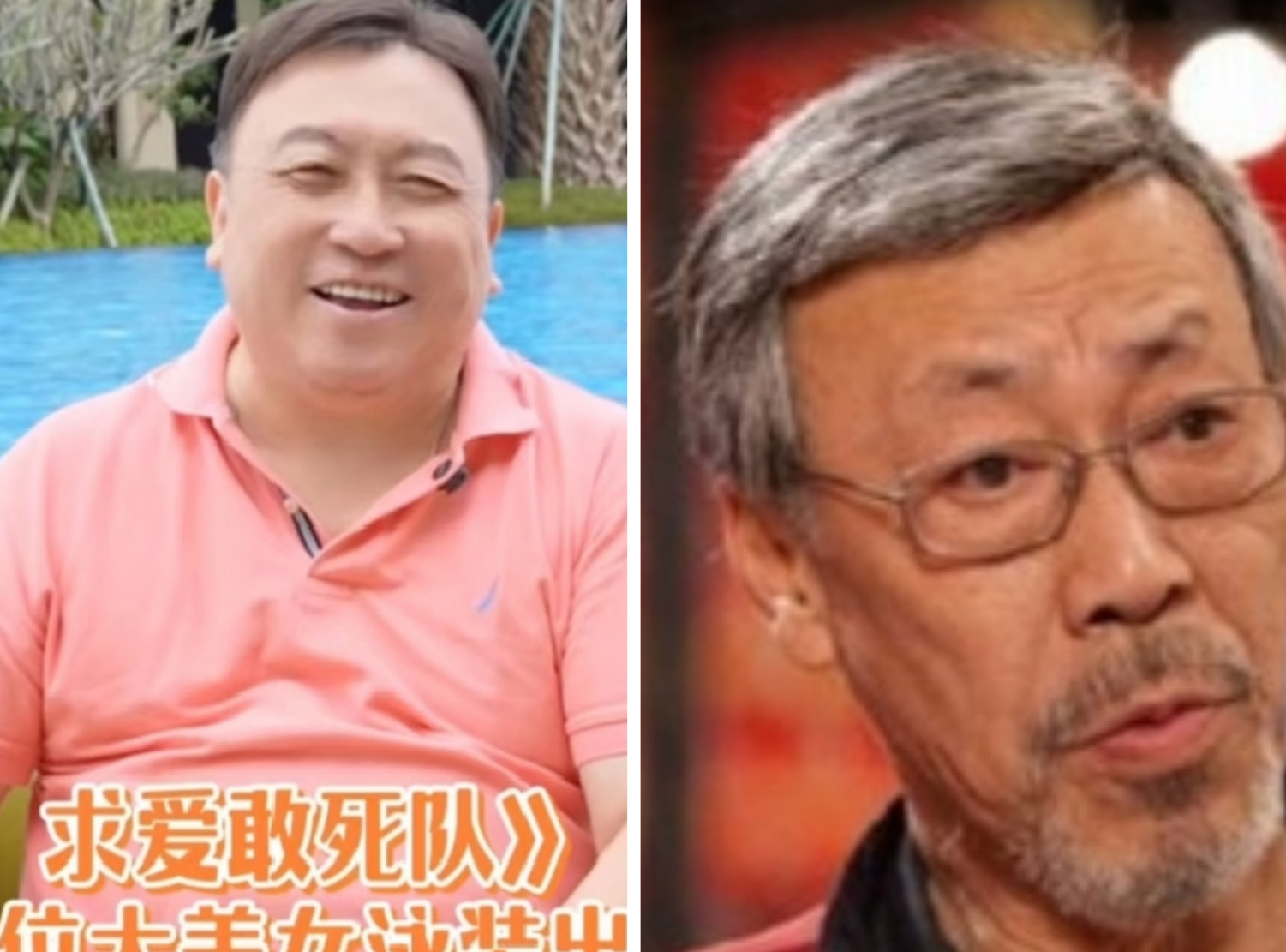 馮淬帆曾在受訪時大罵王晶「王X蛋」，但王晶心目中，馮淬帆與吳孟達、許紹雄堪稱香港「三大喜劇催化劑」。（翻攝王晶抖音、馮淬帆微博）