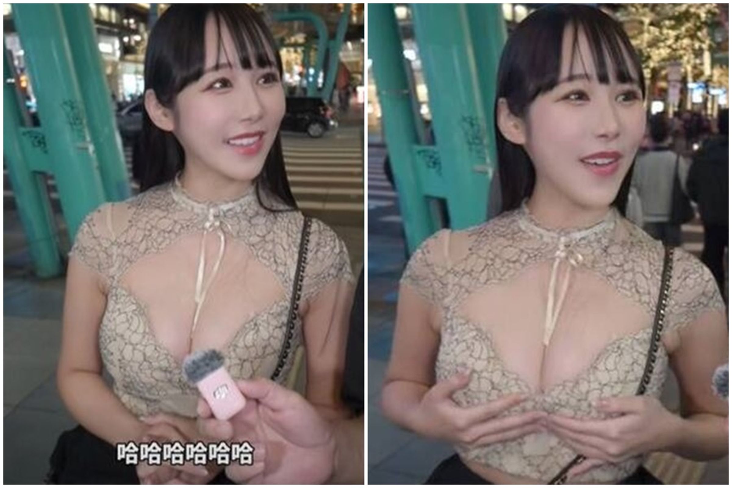 正妹日本留學生引發網友暴動。（翻攝自宇佐美里奈IG）