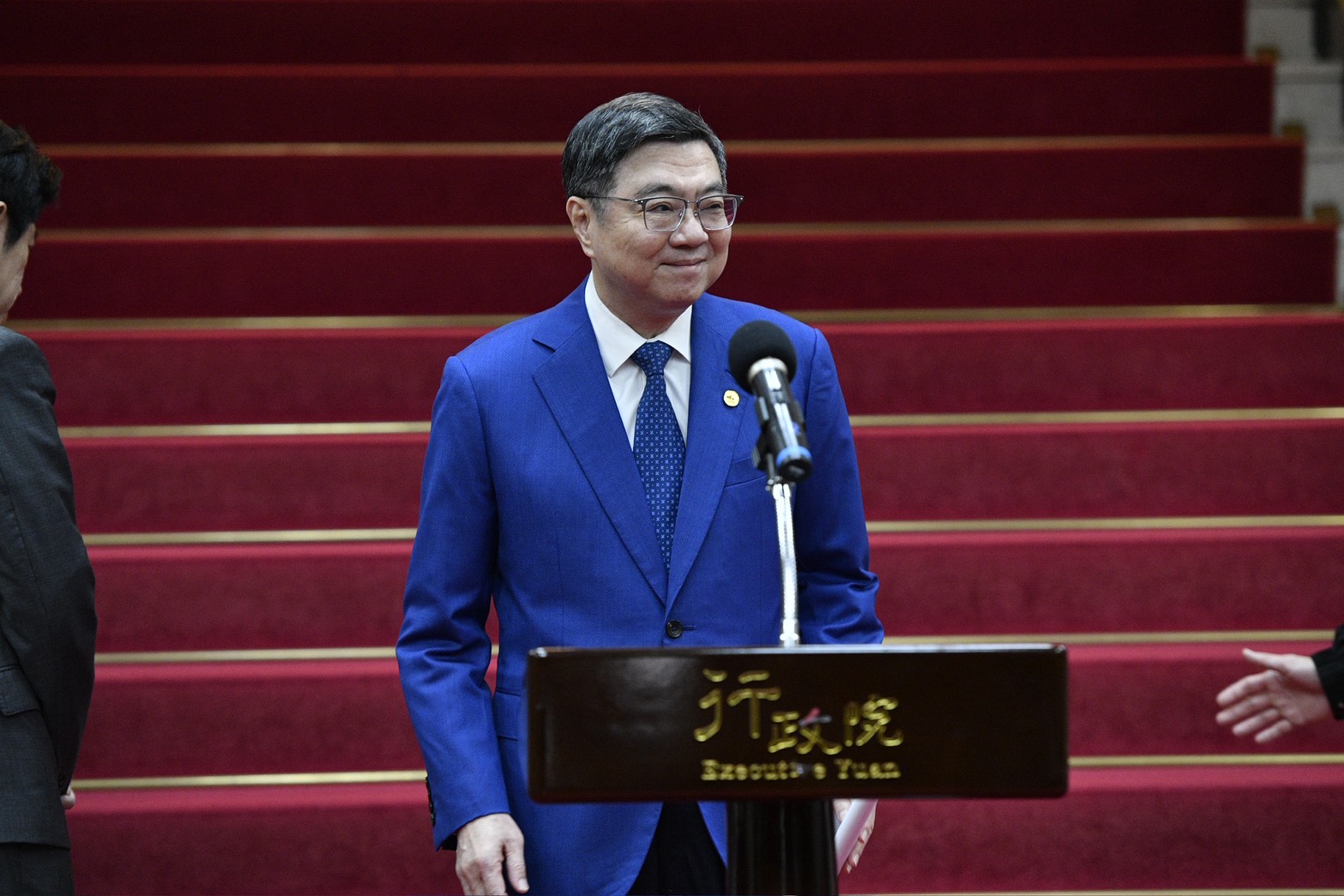 卓榮泰宣布不副署《廣播電視法》修正條文,其不副署的立院三讀法案累計至8件。(鏡報資料照)