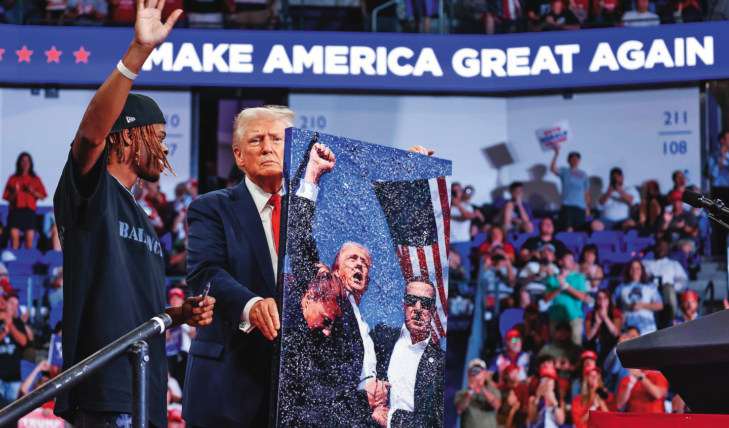 美國11月舉行總統大選，專家提醒投資人選前股市多震盪。（翻攝Team Trump臉書）