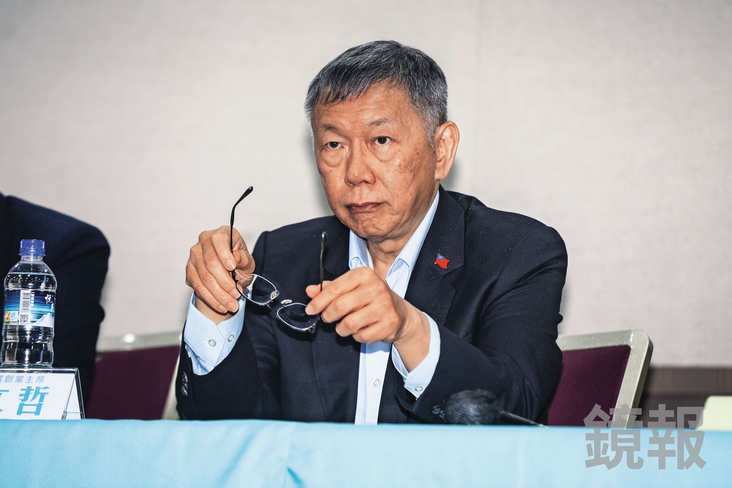 如果要給柯文哲一個良心的建議，會建議他退出民眾黨，或者，乾脆宣布解散台灣民眾黨。（鏡報鄒保祥）