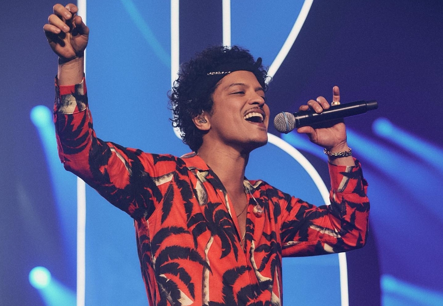 Bruno Mars今年9月即將再度來台。（翻攝自Bruno Mars Instagram）