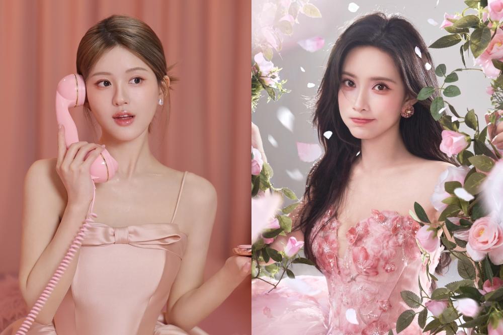 趙露思之前曾控訴經紀公司偏心同門孟子義（右），對經紀公司頗多不滿。（翻攝自微博）