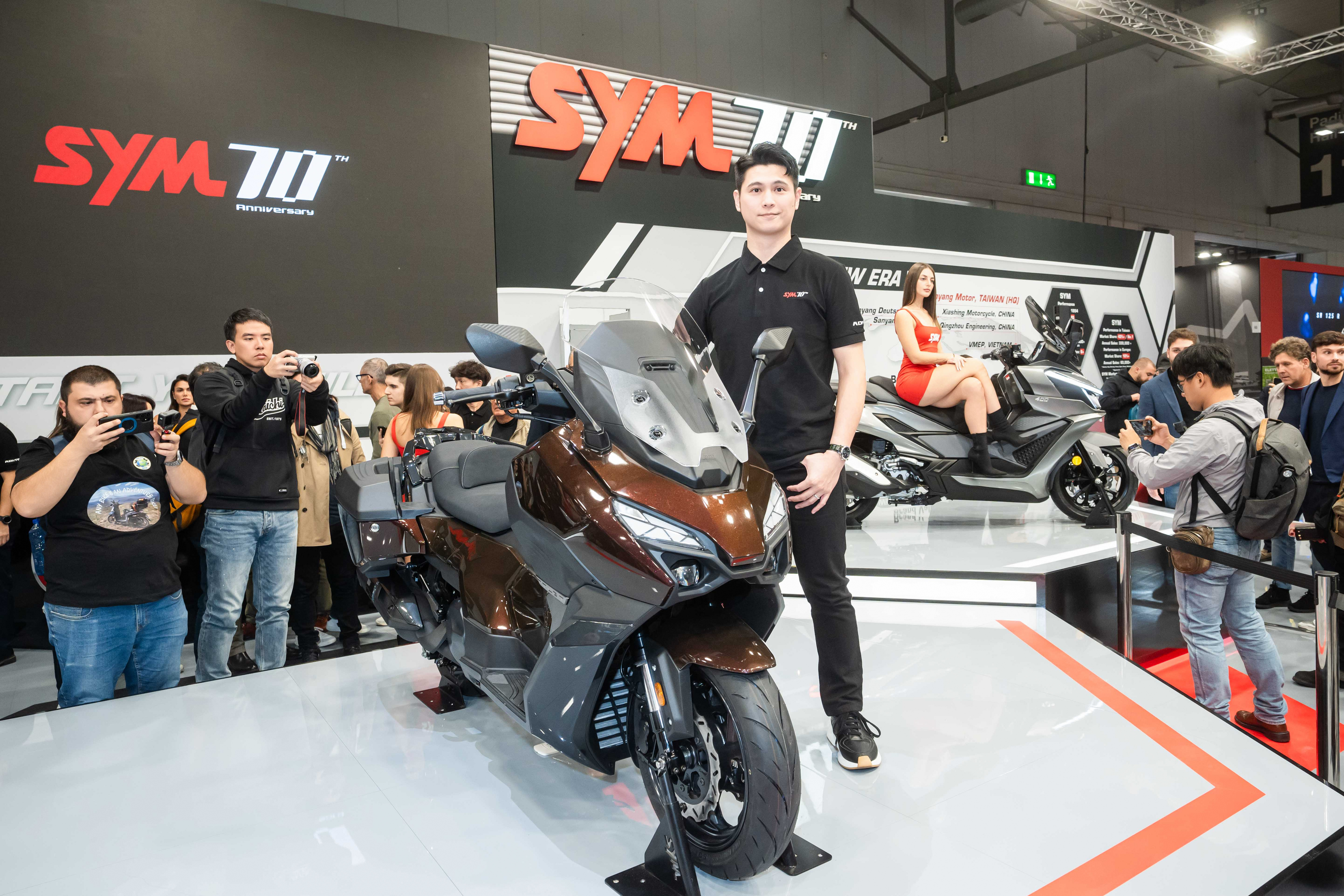 三陽在國內車市強勢領先，吳奕成宣示下一步全面揮軍海外搶市。（三陽提供）