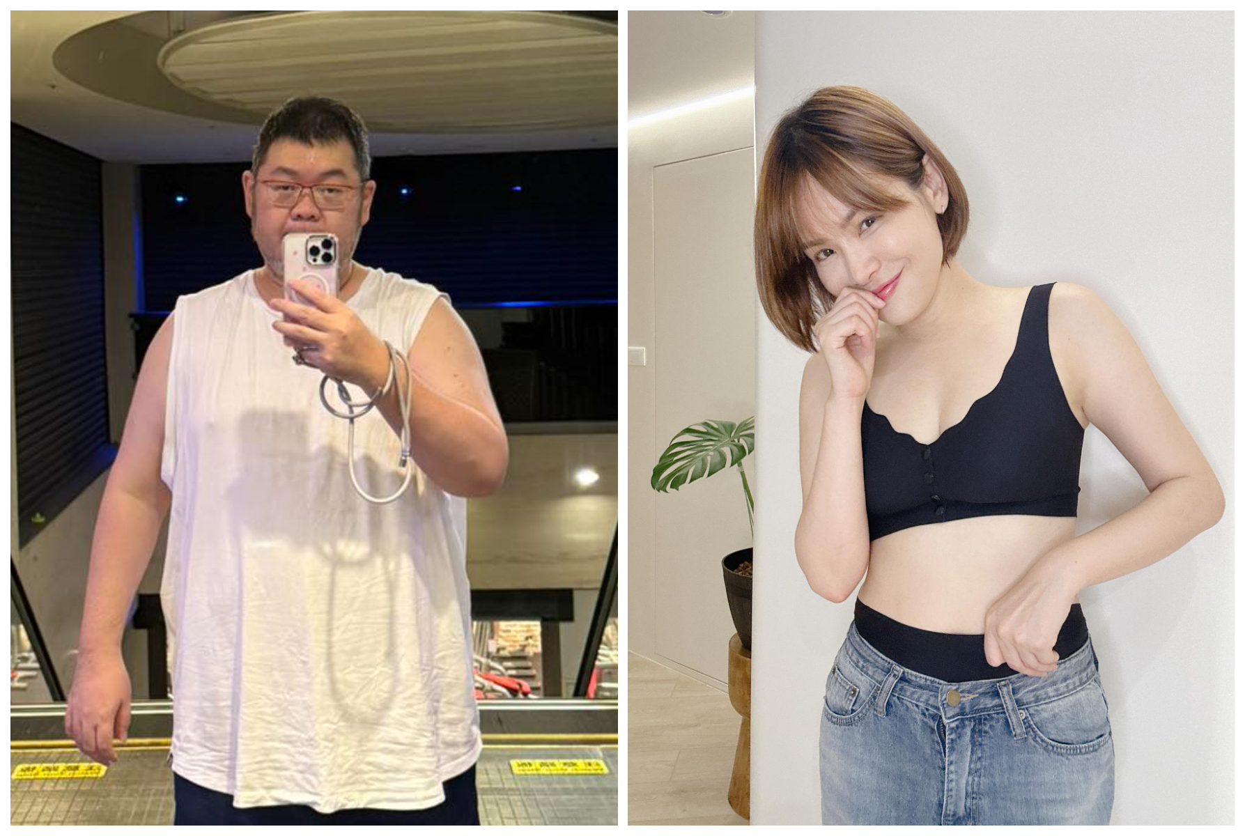 陳沂（右圖）宣布抵制四叉貓（左圖）所有業配，譴責霸凌行為。（翻攝陳沂臉書、四叉貓臉書）