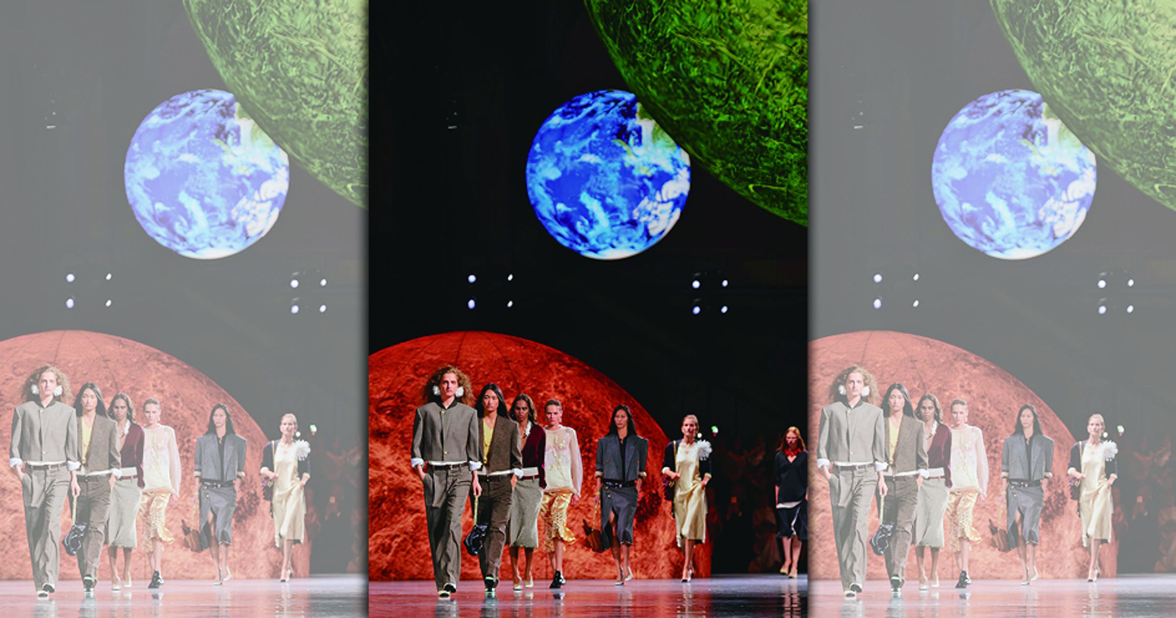2026春夏秀場以銀河為藍圖，帶領眾人踏上驚喜的星際之旅。（翻攝自Chanel IG）