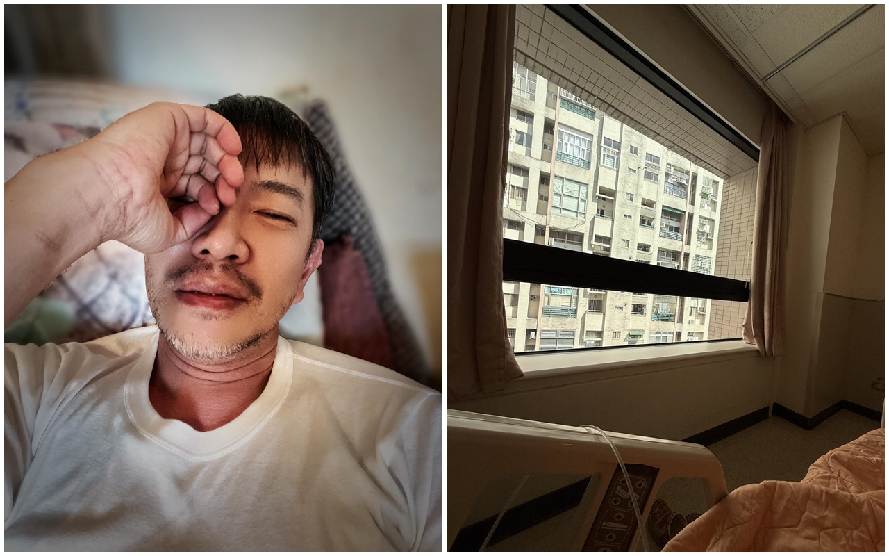 江俊翰透露自己只是擠個膿包，結果就變成蜂窩性組織炎，禮拜一準備開刀清創。（翻攝自江俊翰臉書）